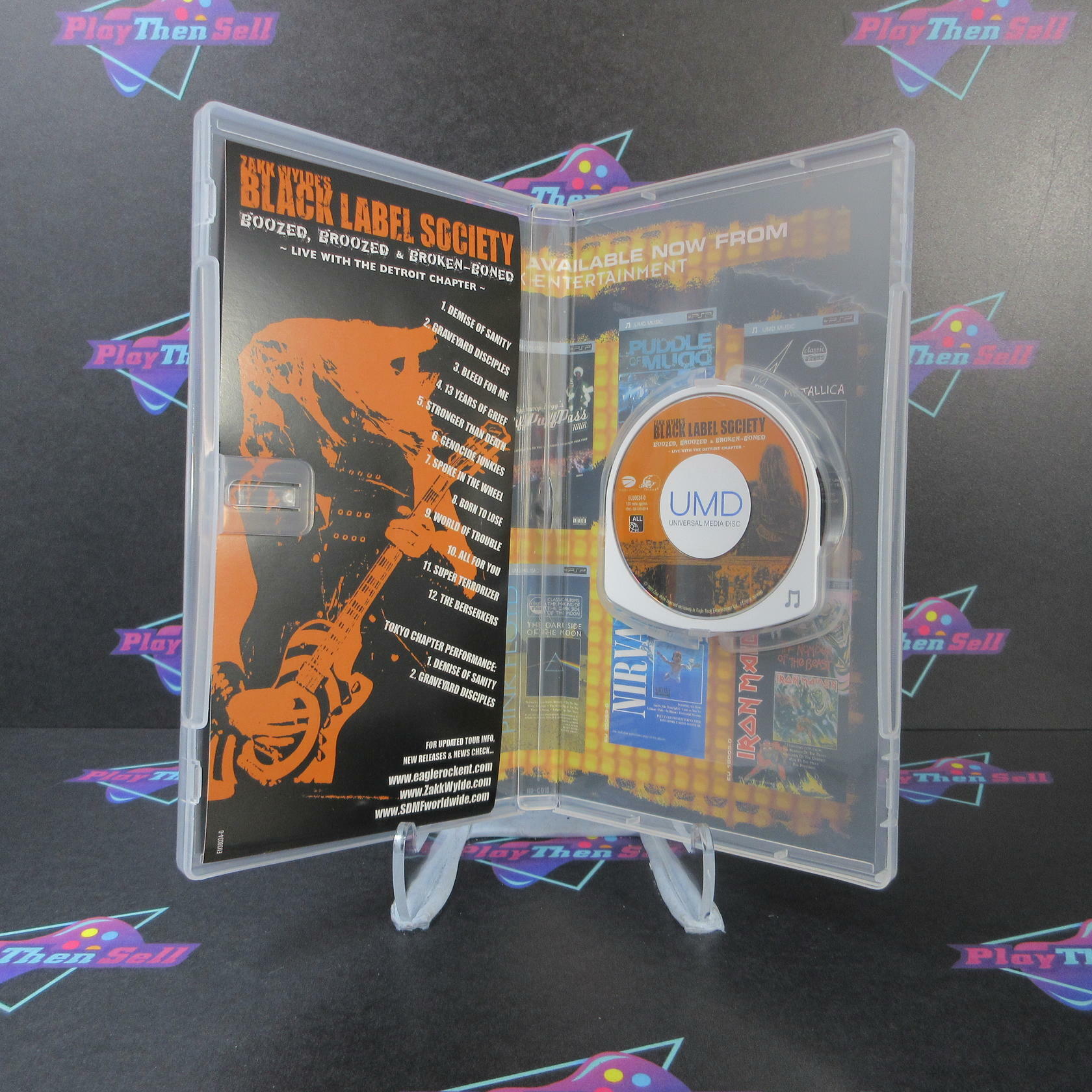 Zakk Wylde's Black Label Society Boozed, Broozed & Broken Boned PSP UMD - Like New