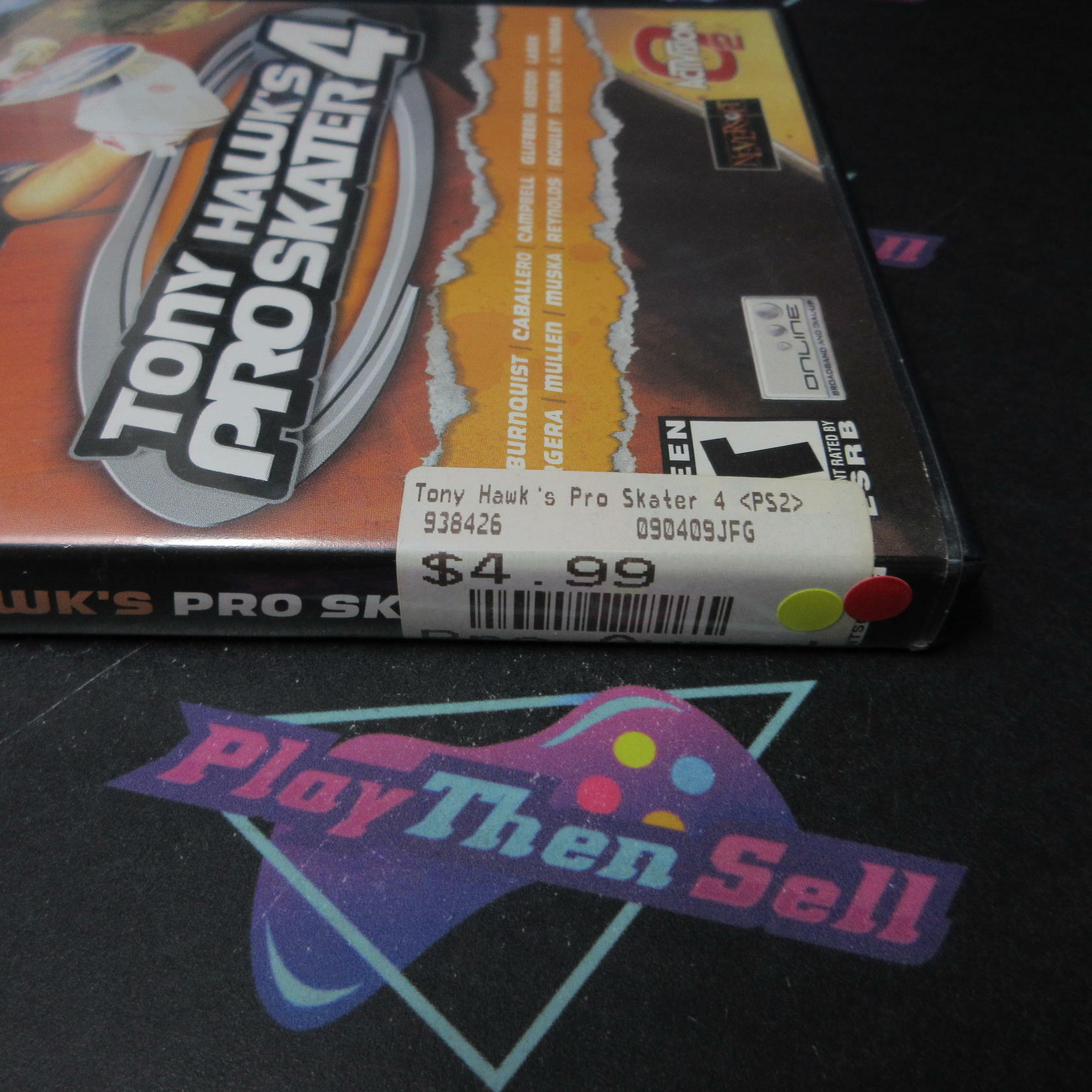Tony Hawk's Pro Skater 4 GH Disc PS2 PlayStation 2 AD/NM - Very Good