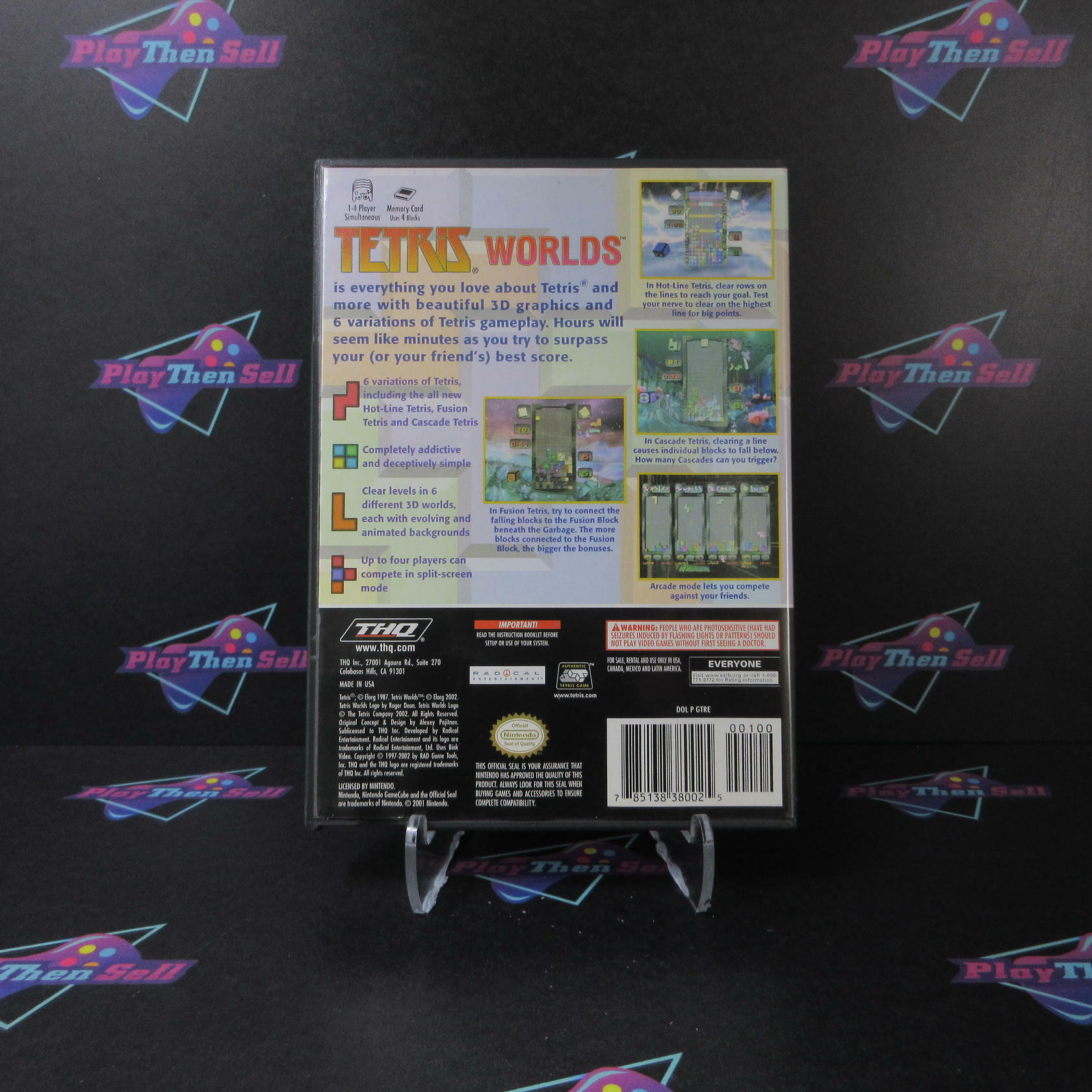 Tetris Worlds Nintendo Gamecube - Like New