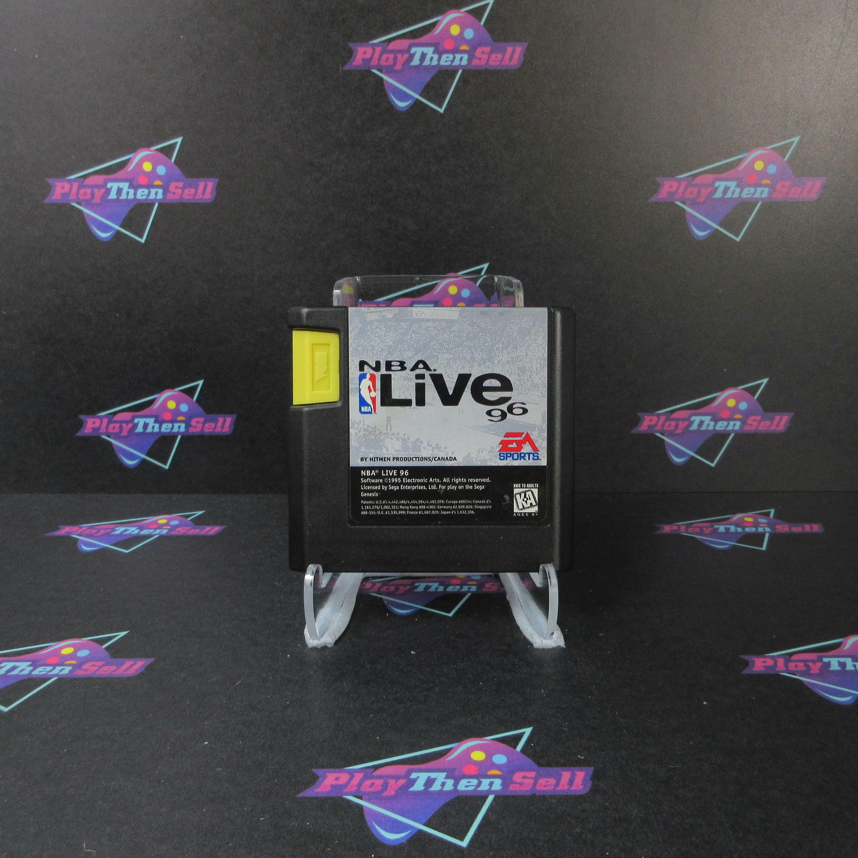 NBA Live 96 Sega Genesis Cartridge Only Authentic / Tested - Very Good