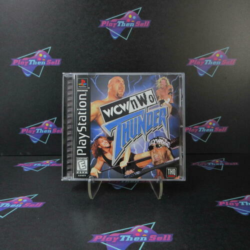 WCW NWO Thunder PS1 PlayStation 1 - Like New