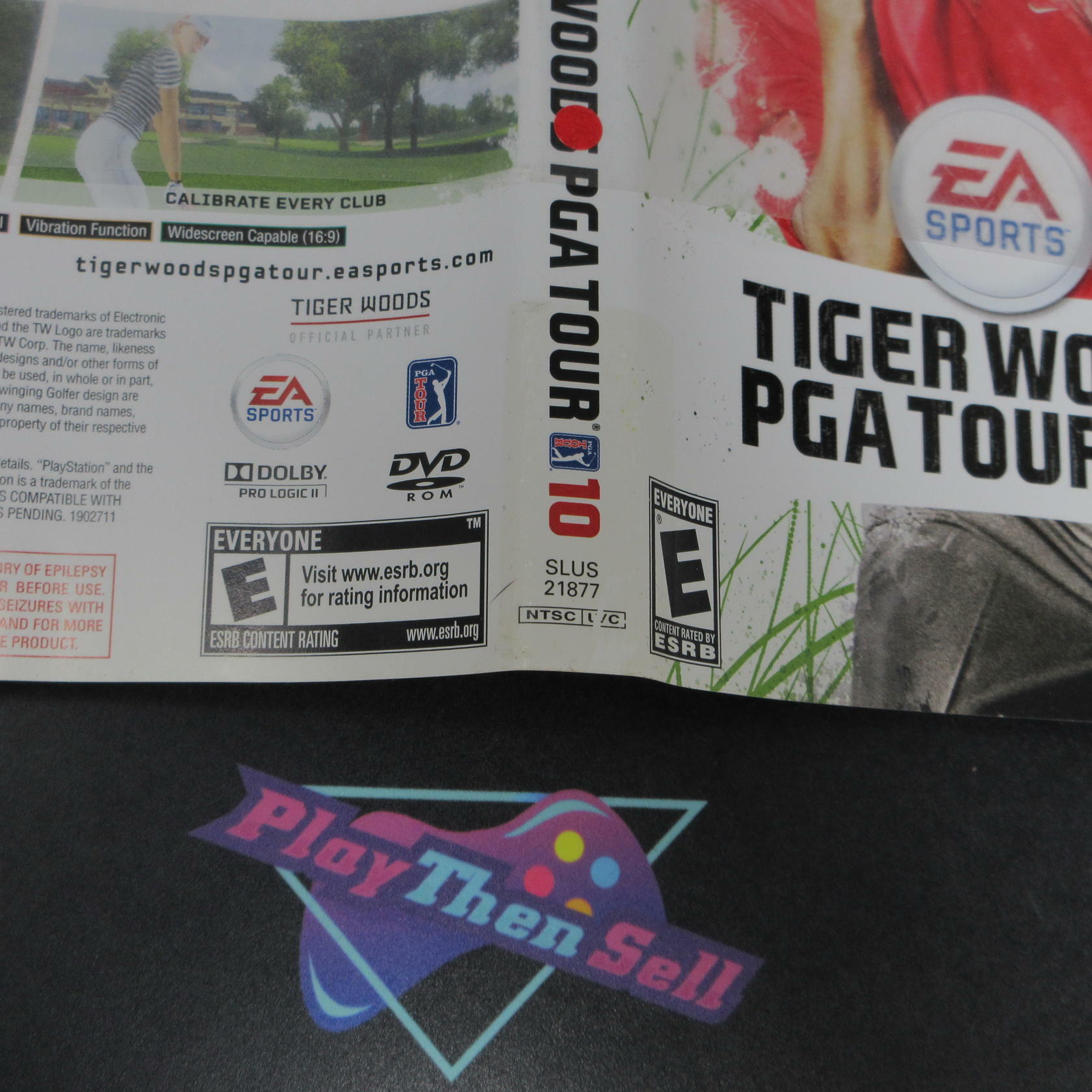 Tiger Woods PGA Tour 10 PS2 PlayStation AD Complete CIB - Very Good