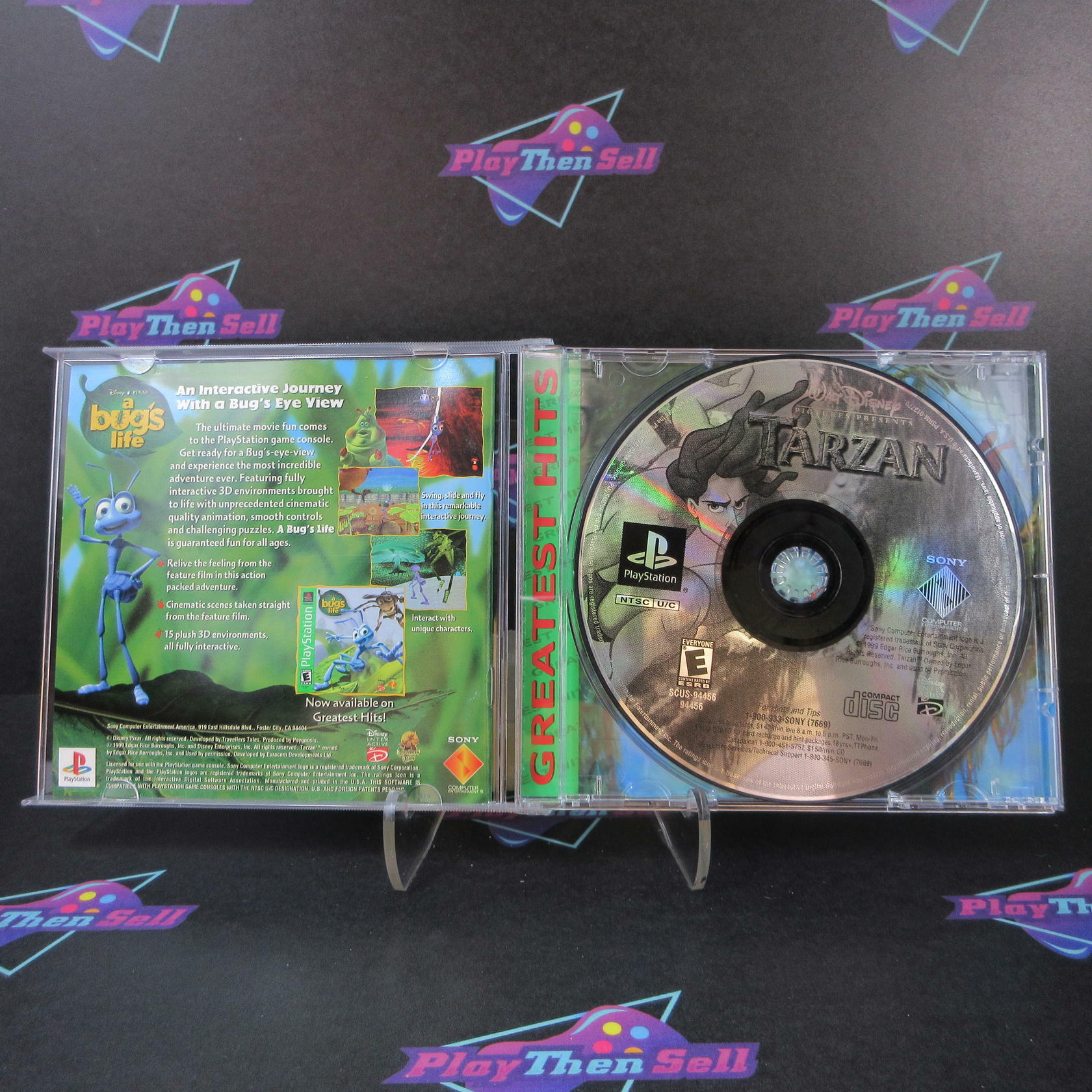 Tarzan PS1 PlayStation 1 Greatest Hits - Like New