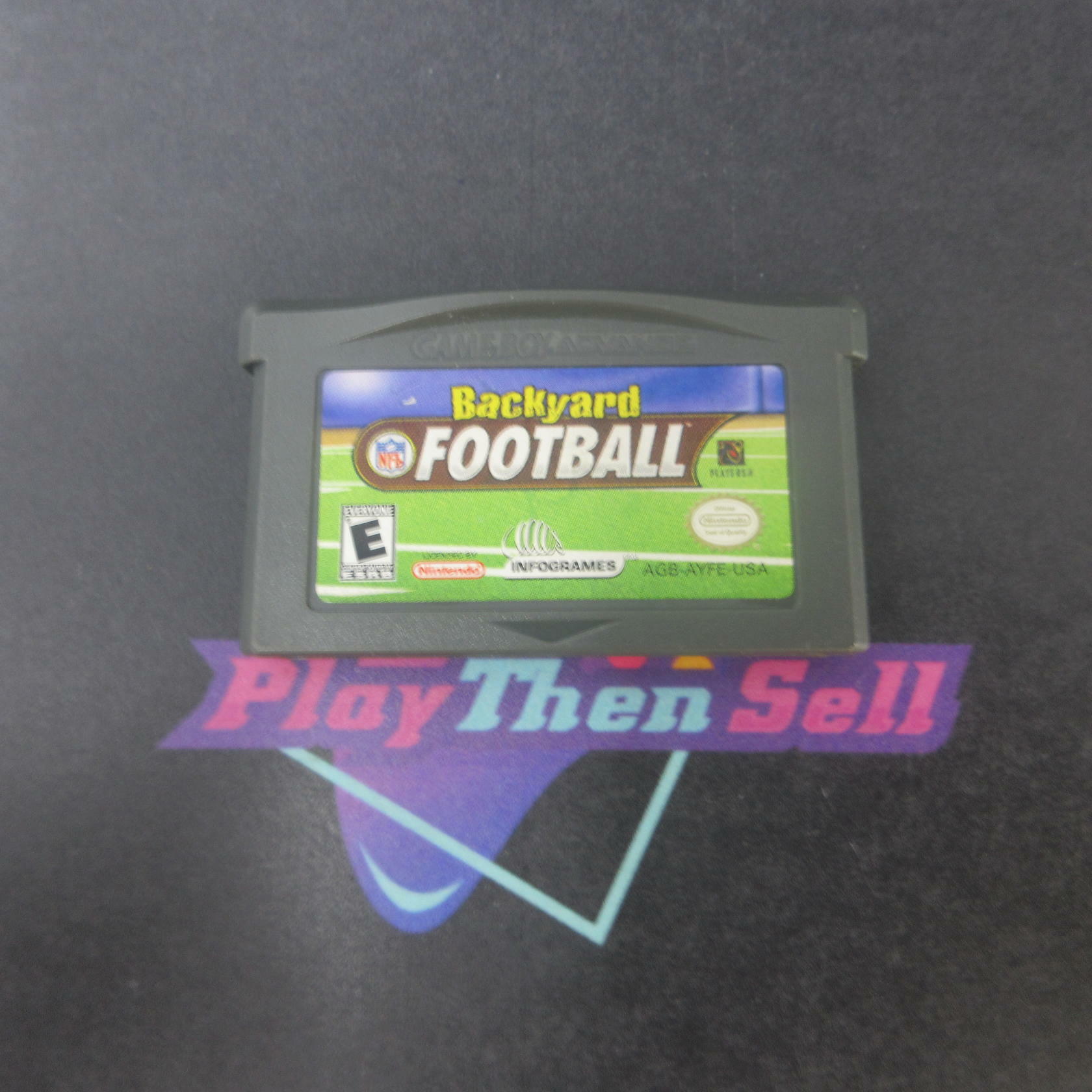 Backyard Football Gameboy Advance Cart Only Authentic / Tested - Very Good