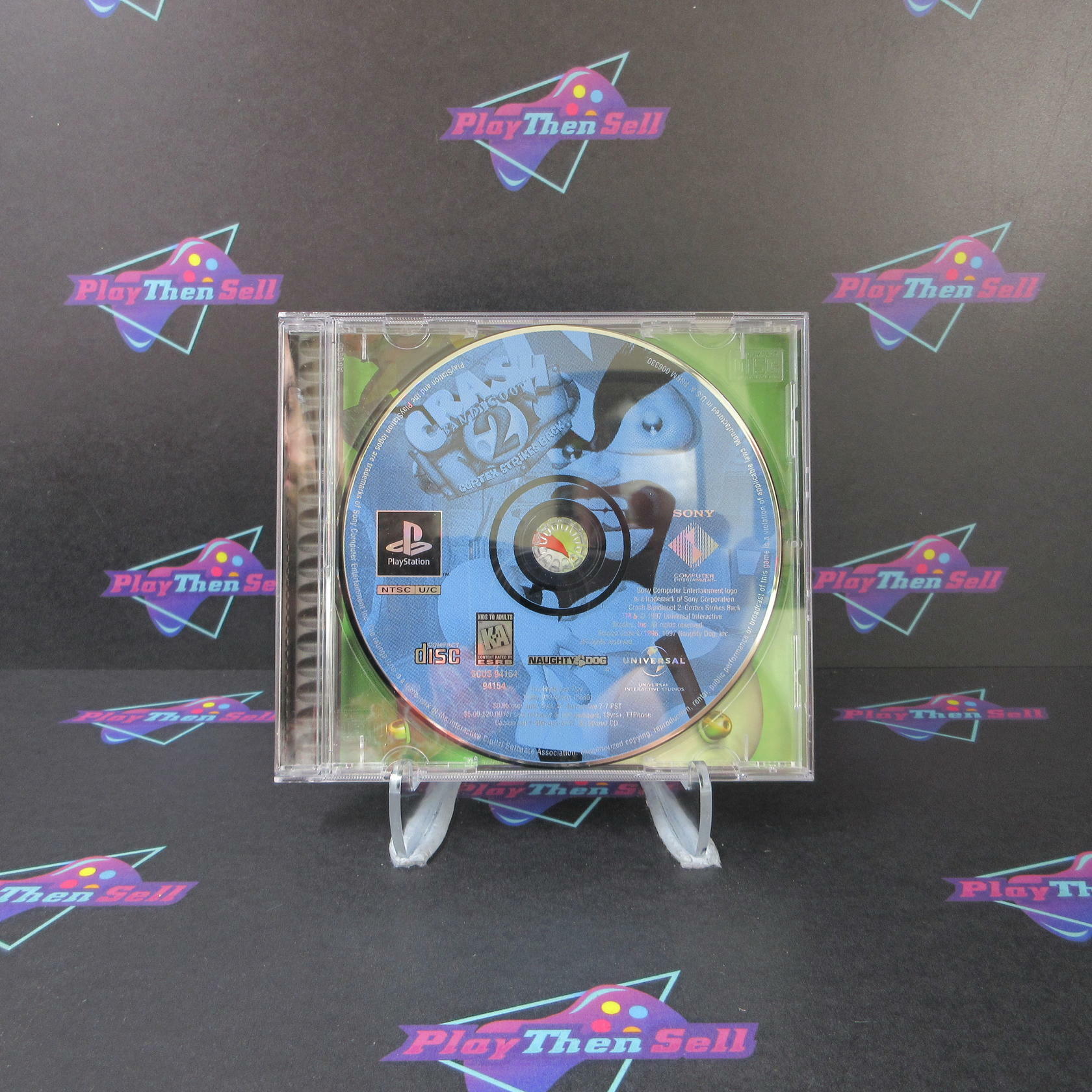Crash Bandicoot 2 Cortex Strikes Back PS1 PlayStation 1 - Very Good