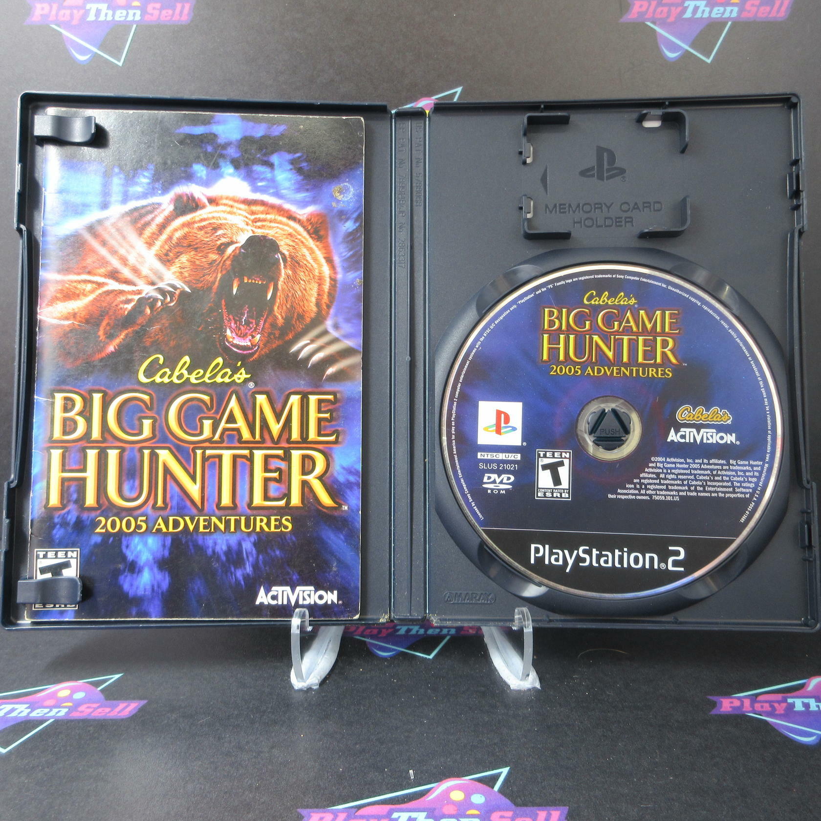 Cabela's Big Game Hunter 2005 Adventures + Reg Card PS2 PlayStation 2 AD - Very Good