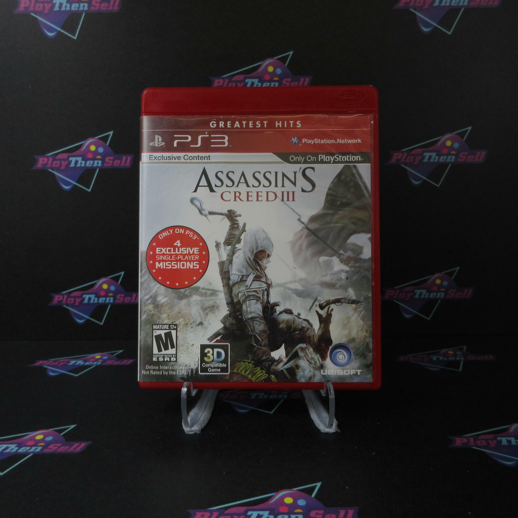 Assassin's Creed 3 GH PS3 PlayStation 3 AD/NM - Very Good