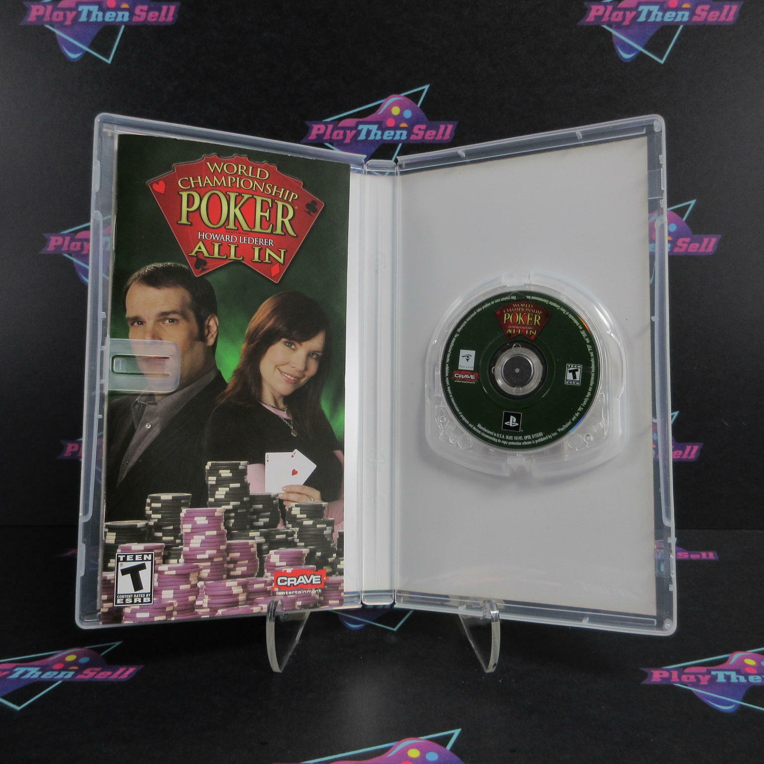 World Championship Poker All In Clear UMD Sony PSP - Like New