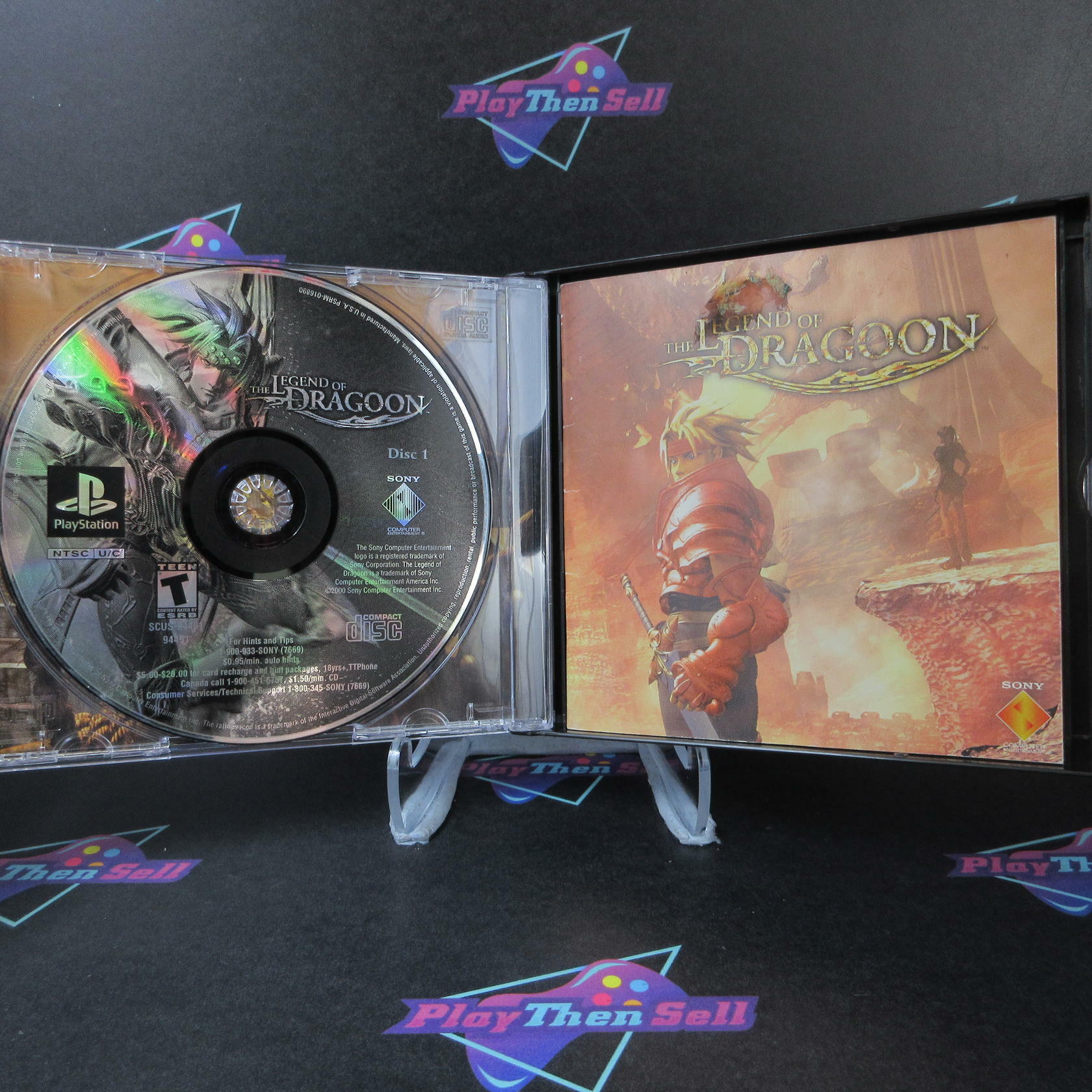 The Legend of Dragoon GH PS1 PlayStation 1 AD/MD Complete CIB - Very Good