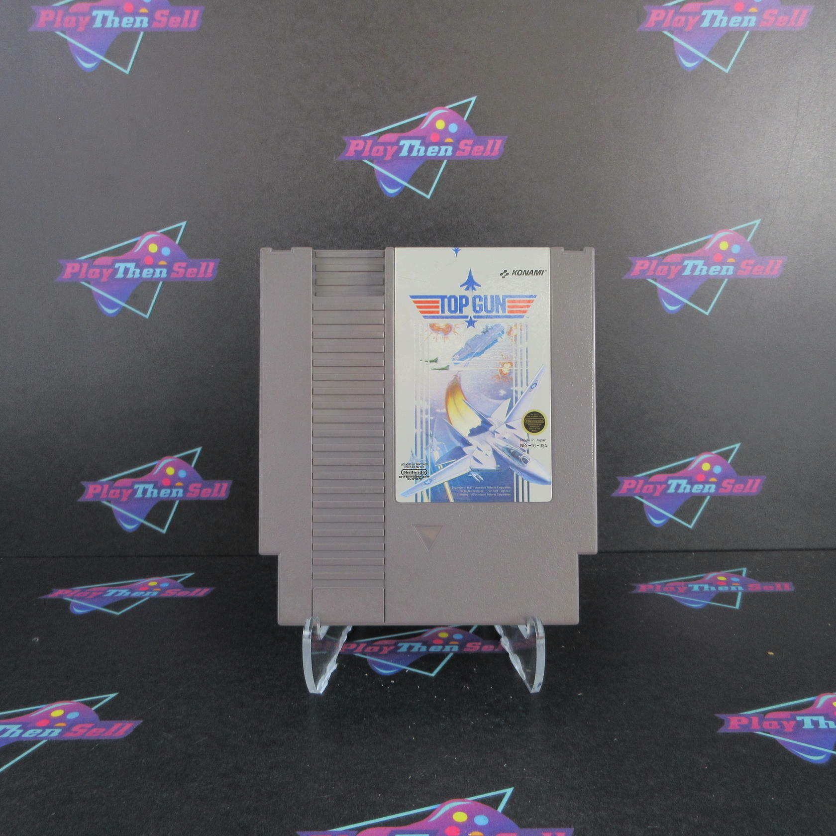 Top Gun Nintendo NES AD Cartridge Only Authentic / Tested - Very Good