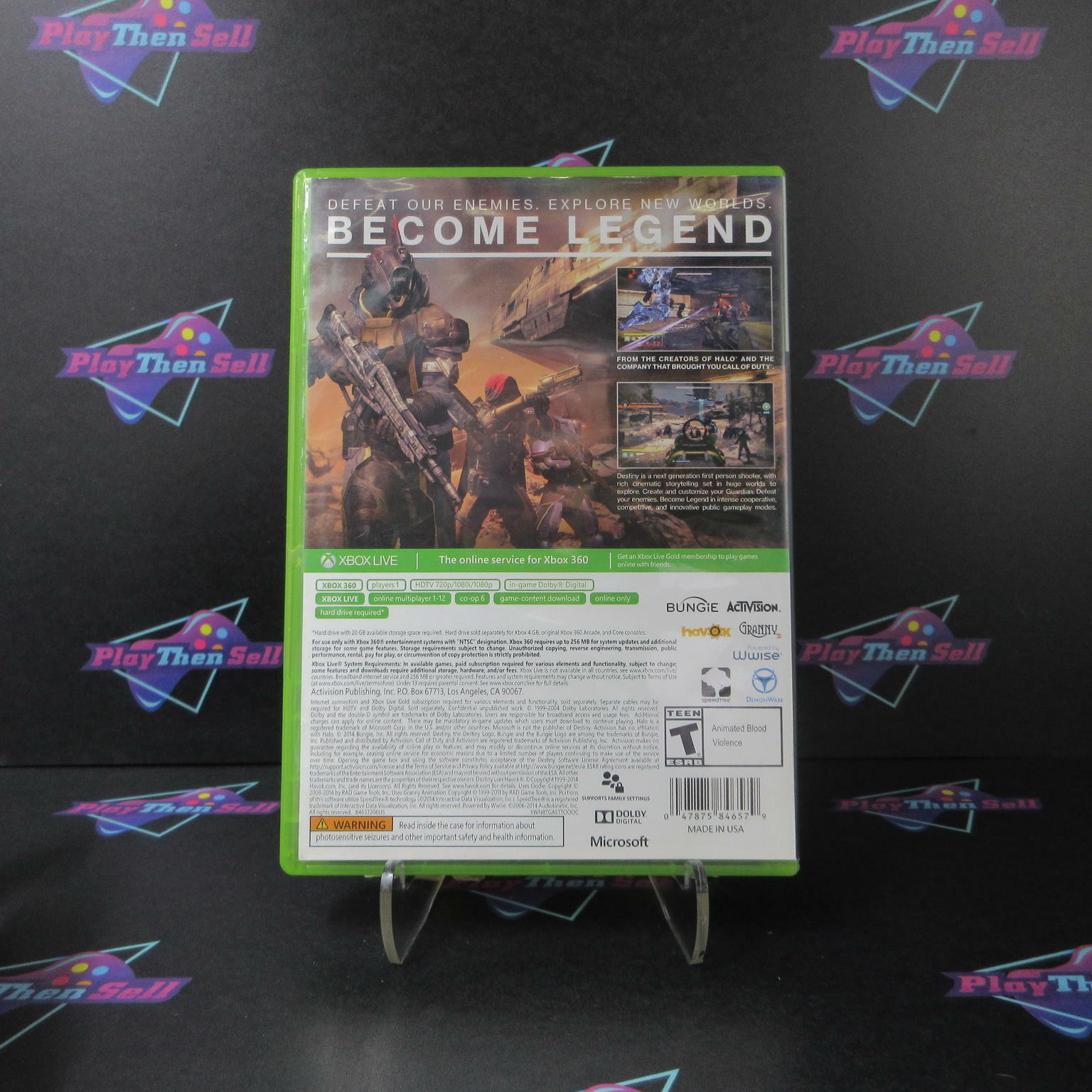 Destiny Xbox 360 AD Complete CIB - Very Good