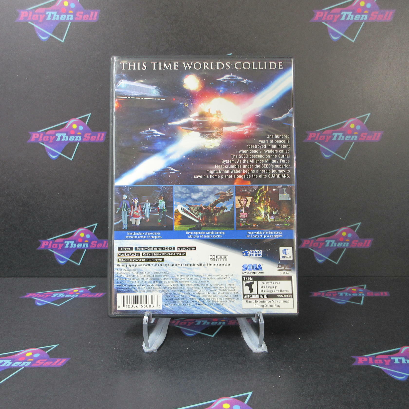 Phantasy Star Universe PS2 PlayStation 2 - Like New