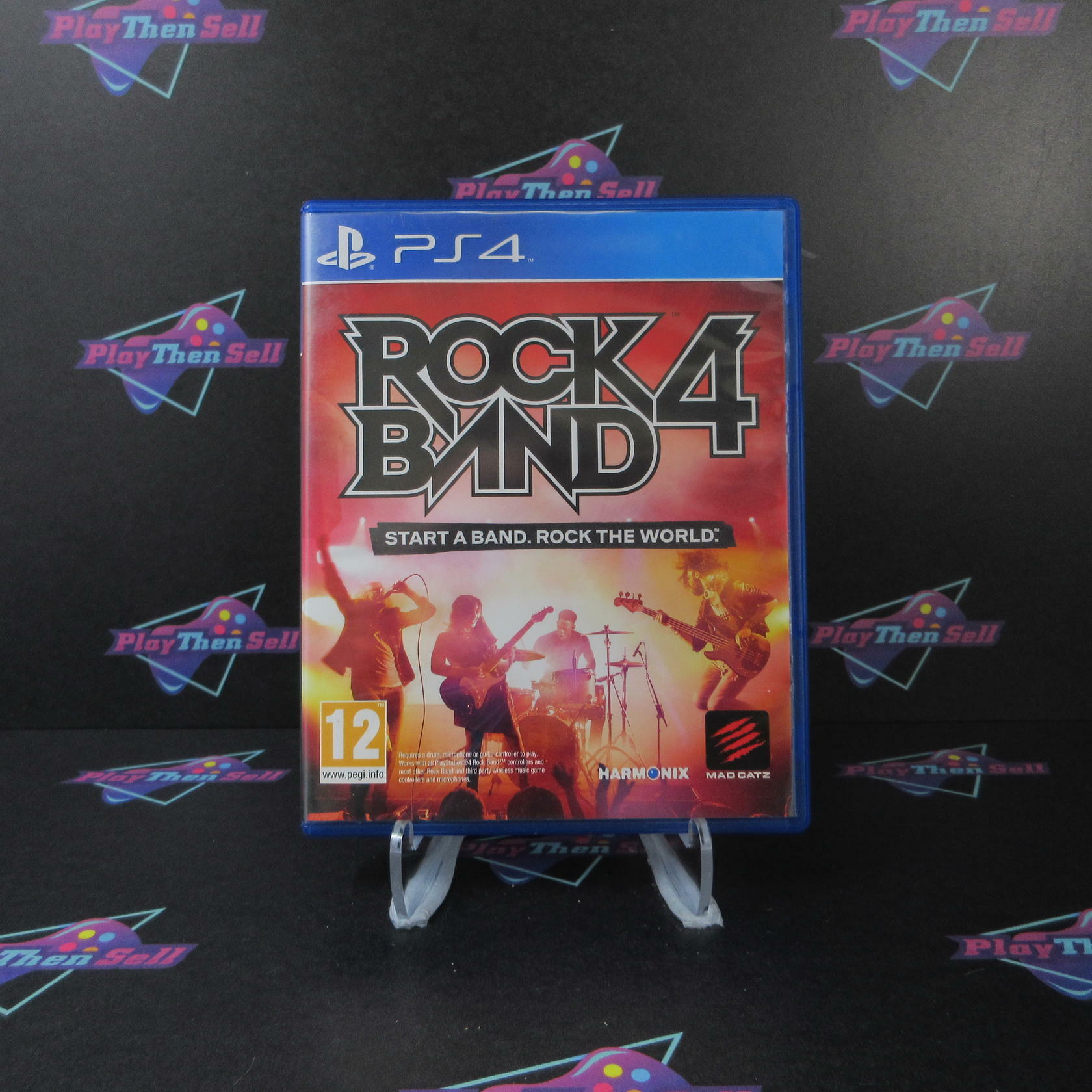 Rock Band 4 PEGI PS4 PlayStation 4 AD Complete CIB - Very Good