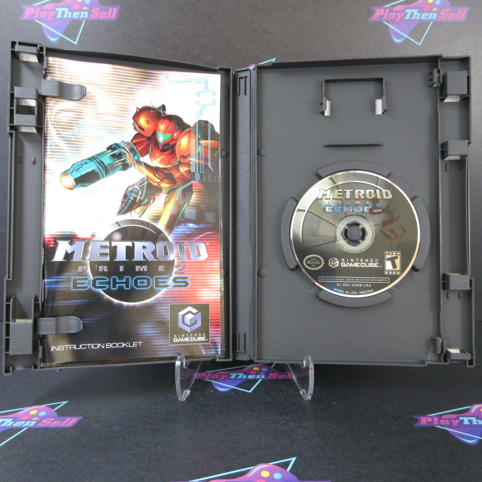 Metroid Prime 2 Echoes Nintendo Gamecube AD/DD Complete CIB - Very Good