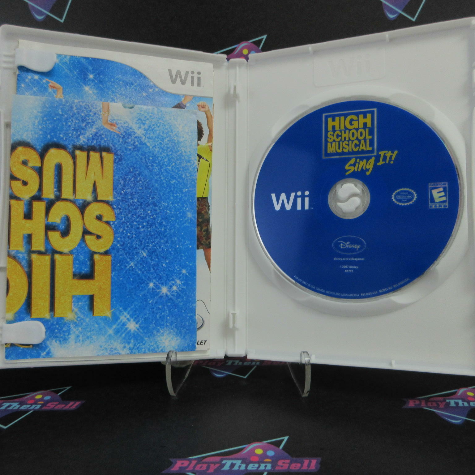 High School Musical Sing It Nintendo Wii + Poster - Like New