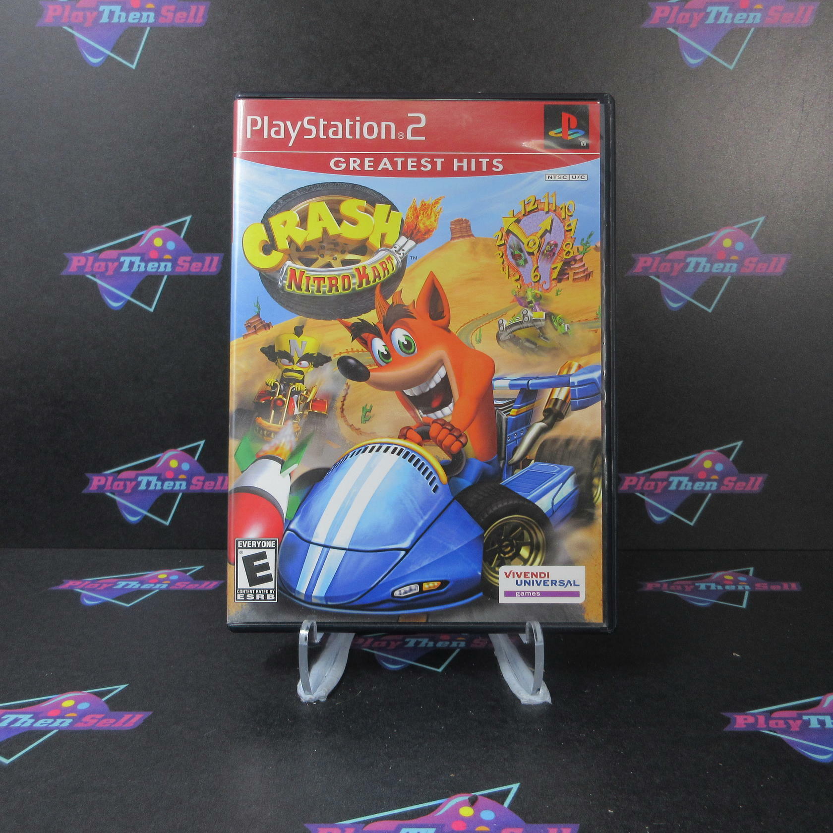 Crash Nitro Kart GH PS2 PlayStation 2 AD Complete CIB - Very Good