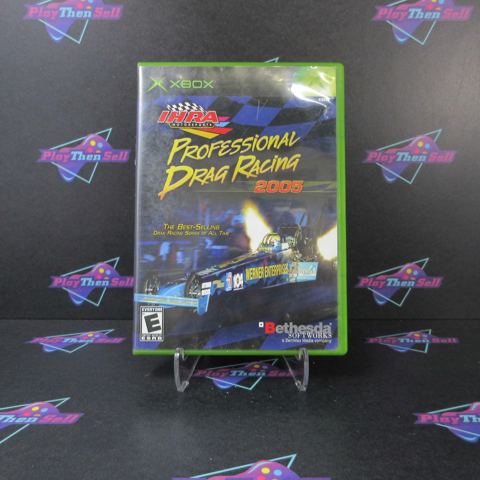 IHRA Professional Drag Racing 2005 + Reg Card Xbox AD Complete CIB - Very Good