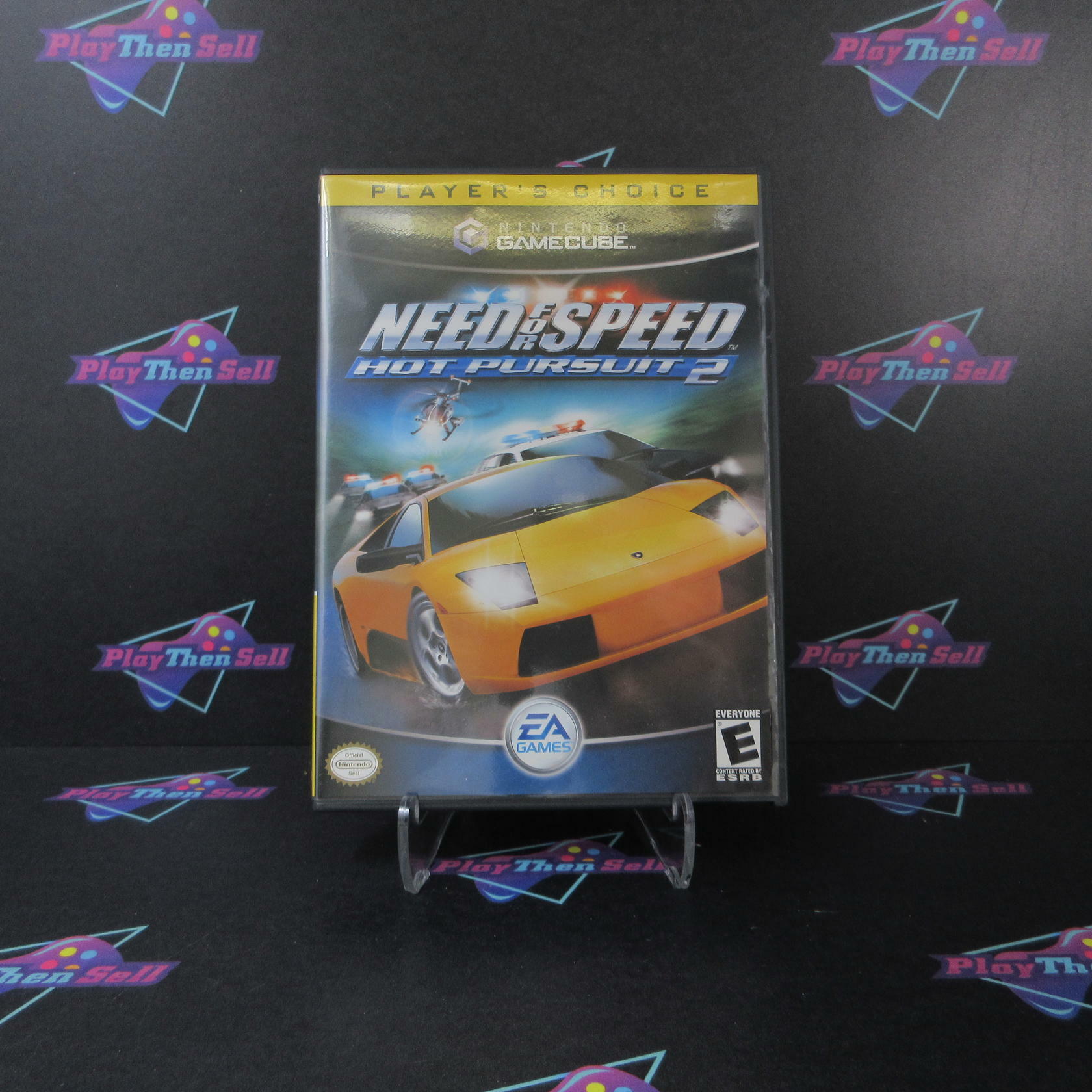 Need for Speed Hot Pursuit 2 Player's Choice Nintendo GameCube AD/NM - Very Good