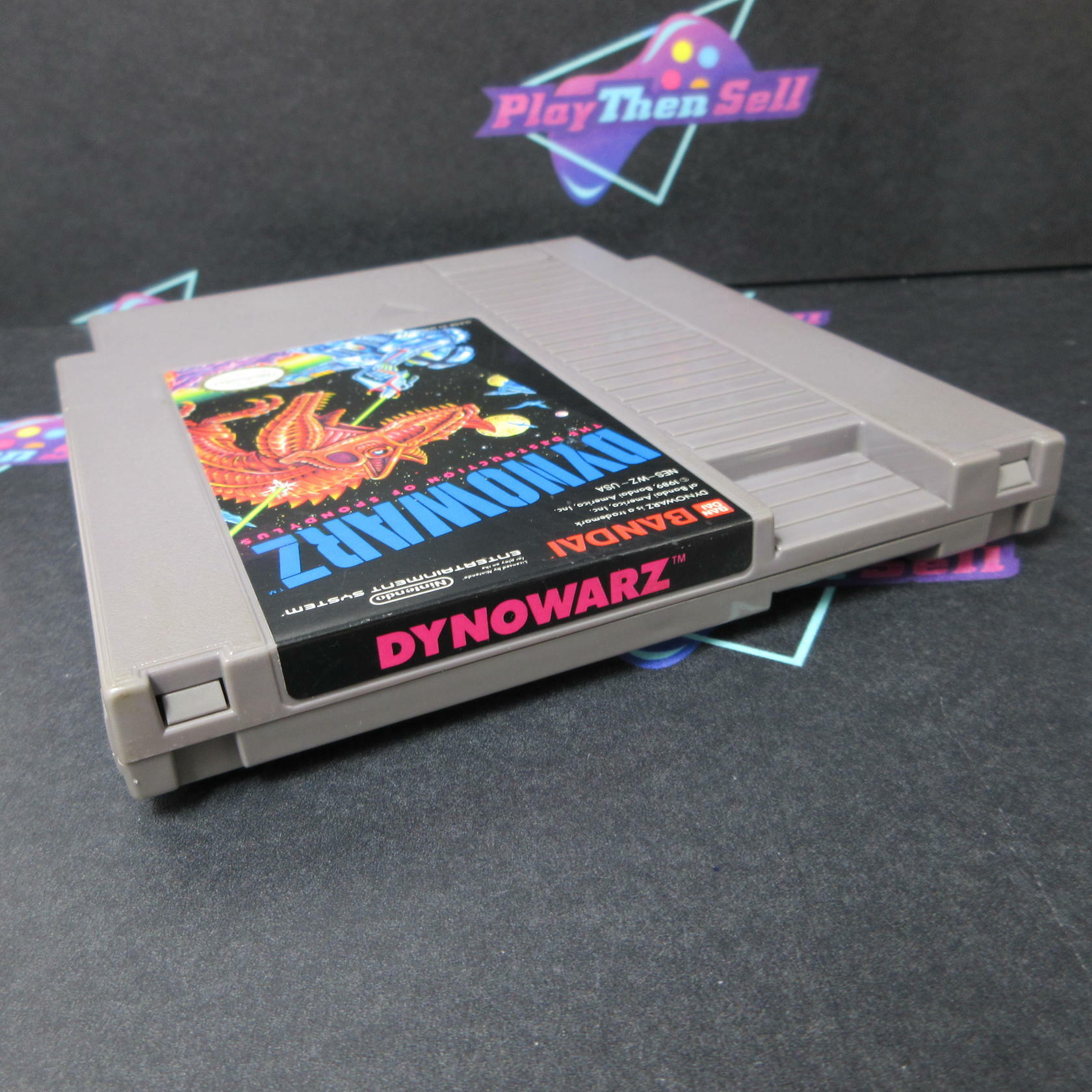 Dynowarz The Destruction of Spondylus Nintendo NES Cartridge Authentic / Tested - Very Good