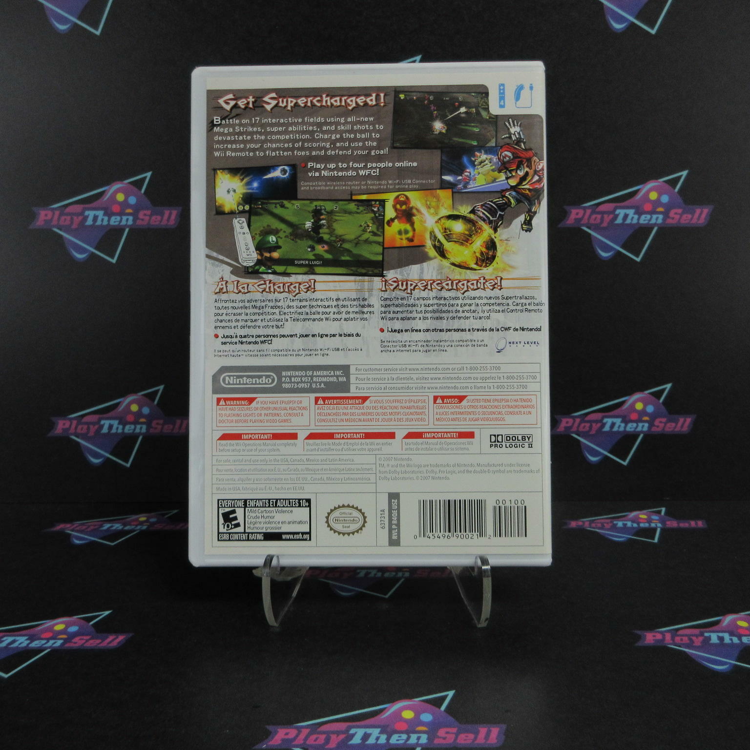 Mario Strikers Charged Nintendo Wii - Like New