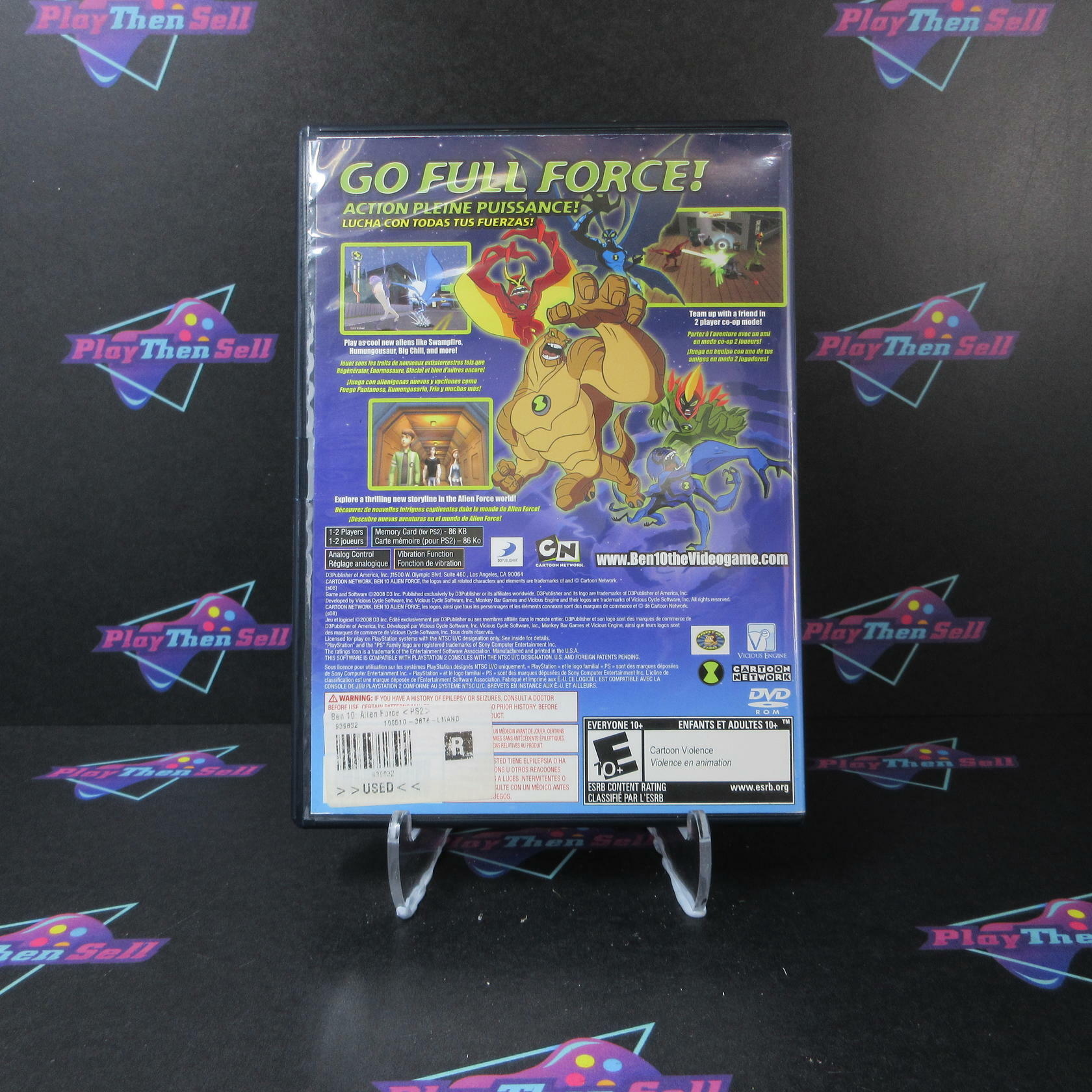 Ben 10 Protector of Earth PS2 PlayStation 2 AD/DD Complete CIB - Very Good