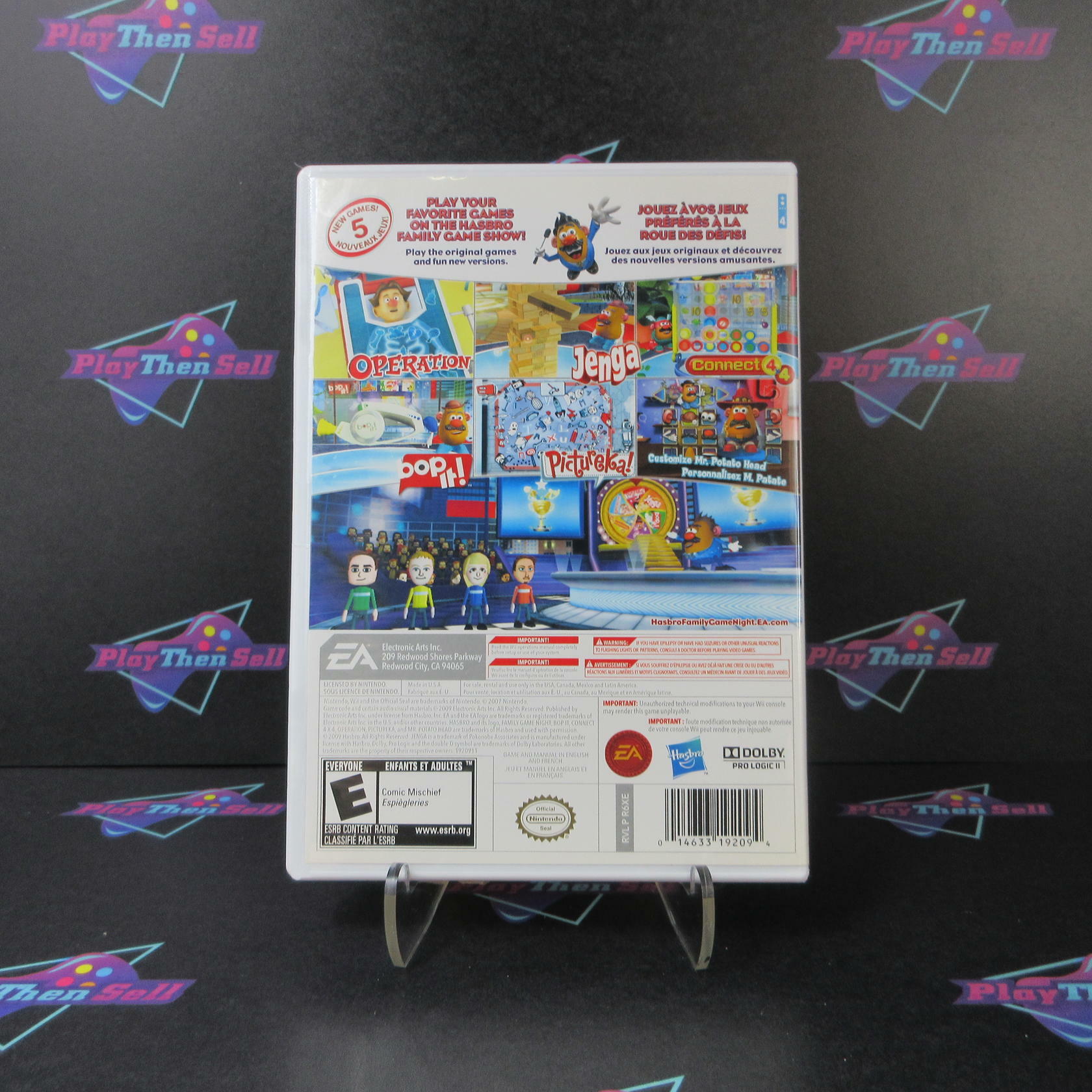 Hasbro Family Game Night 2 Nintendo Wii - Like New
