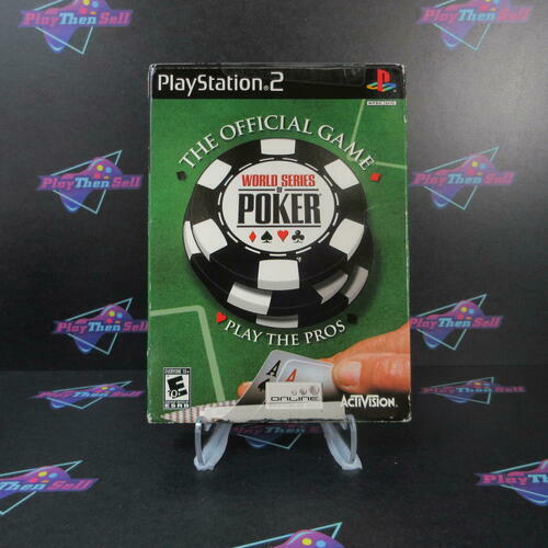 World Series of Poker PS2 PlayStation 2 + Sleeve / Reg Card - Like New