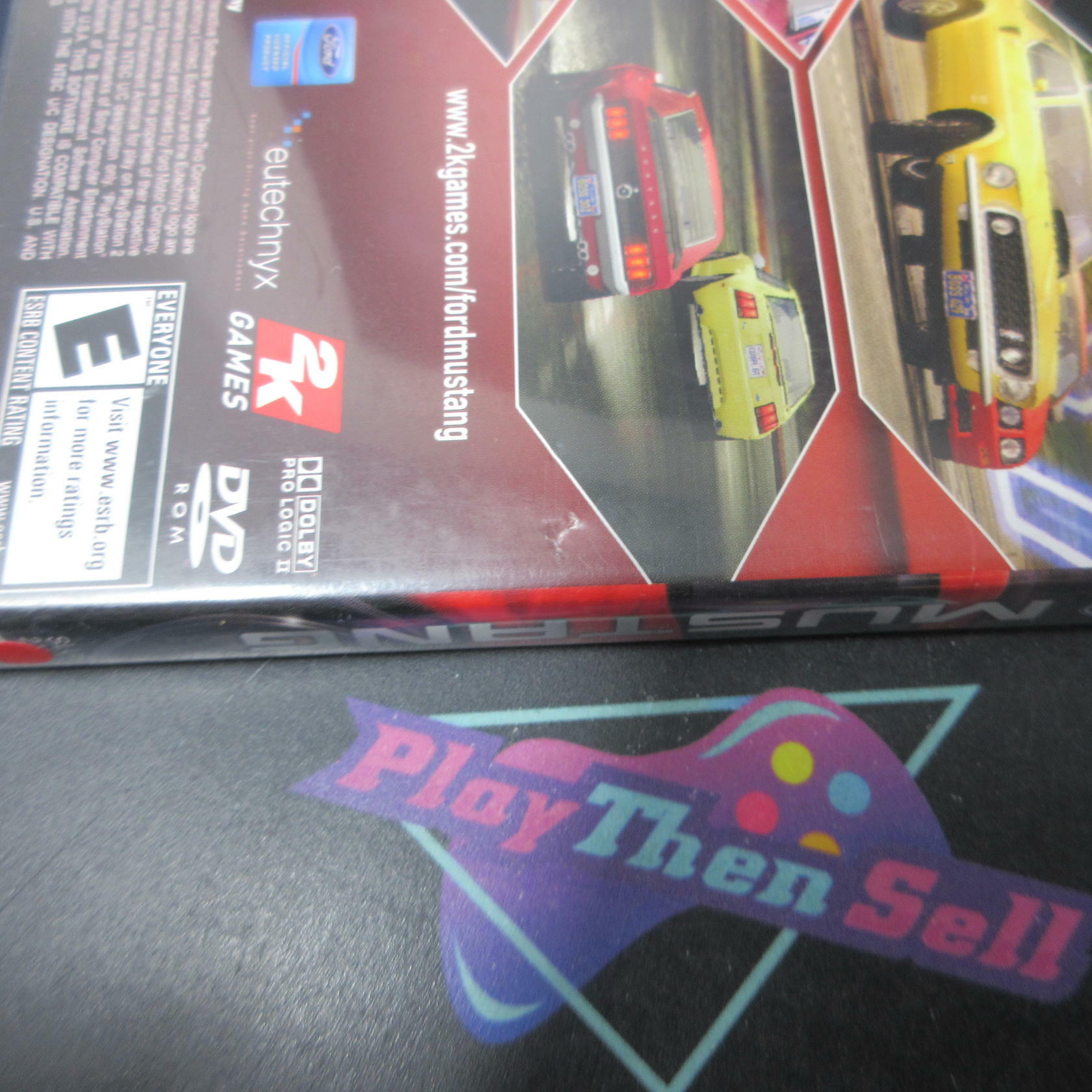 Ford Mustang The Legend Lives PS2 PlayStation 2 AD Complete CIB - Very Good