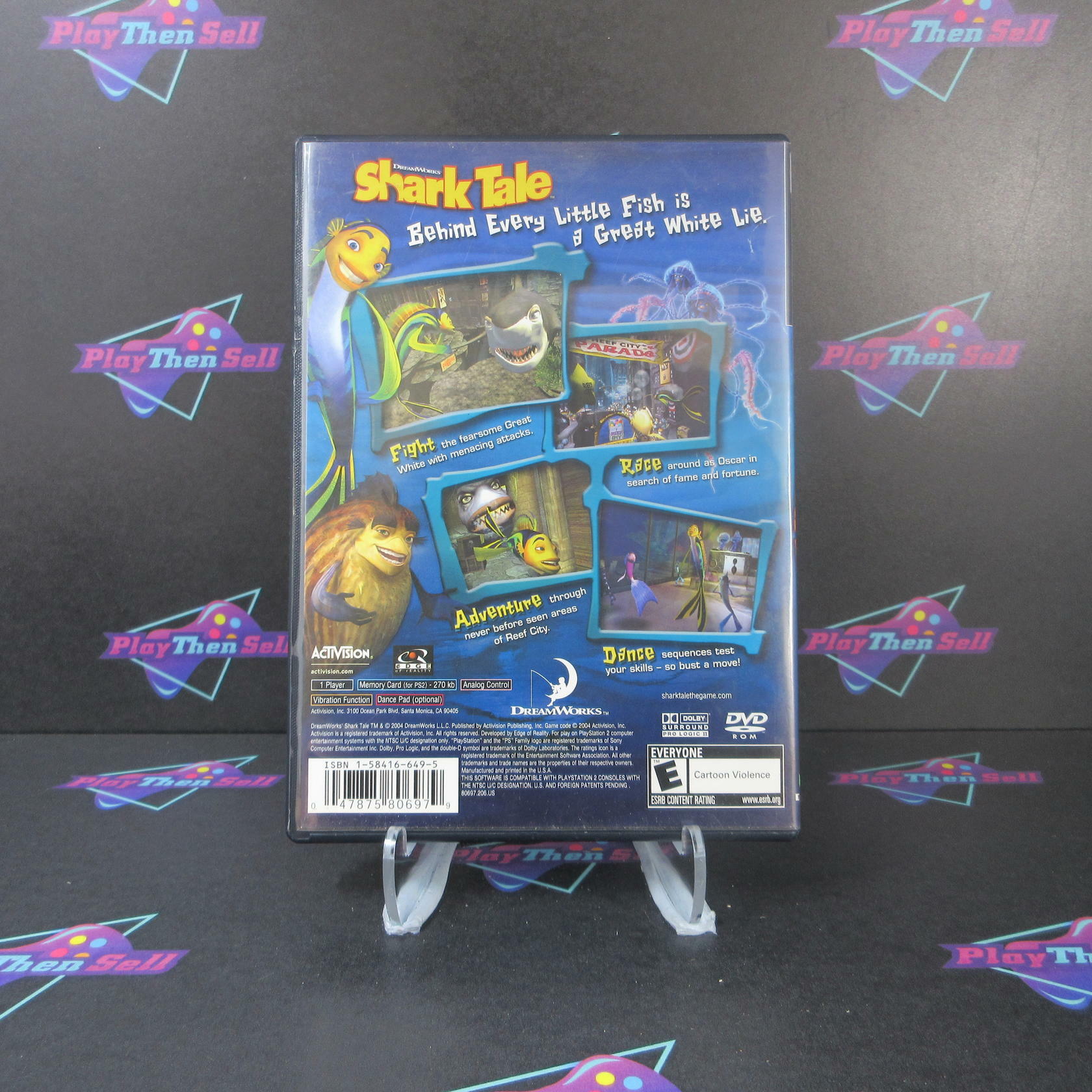 Shark Tale PS2 PlayStation 2 - Very Good