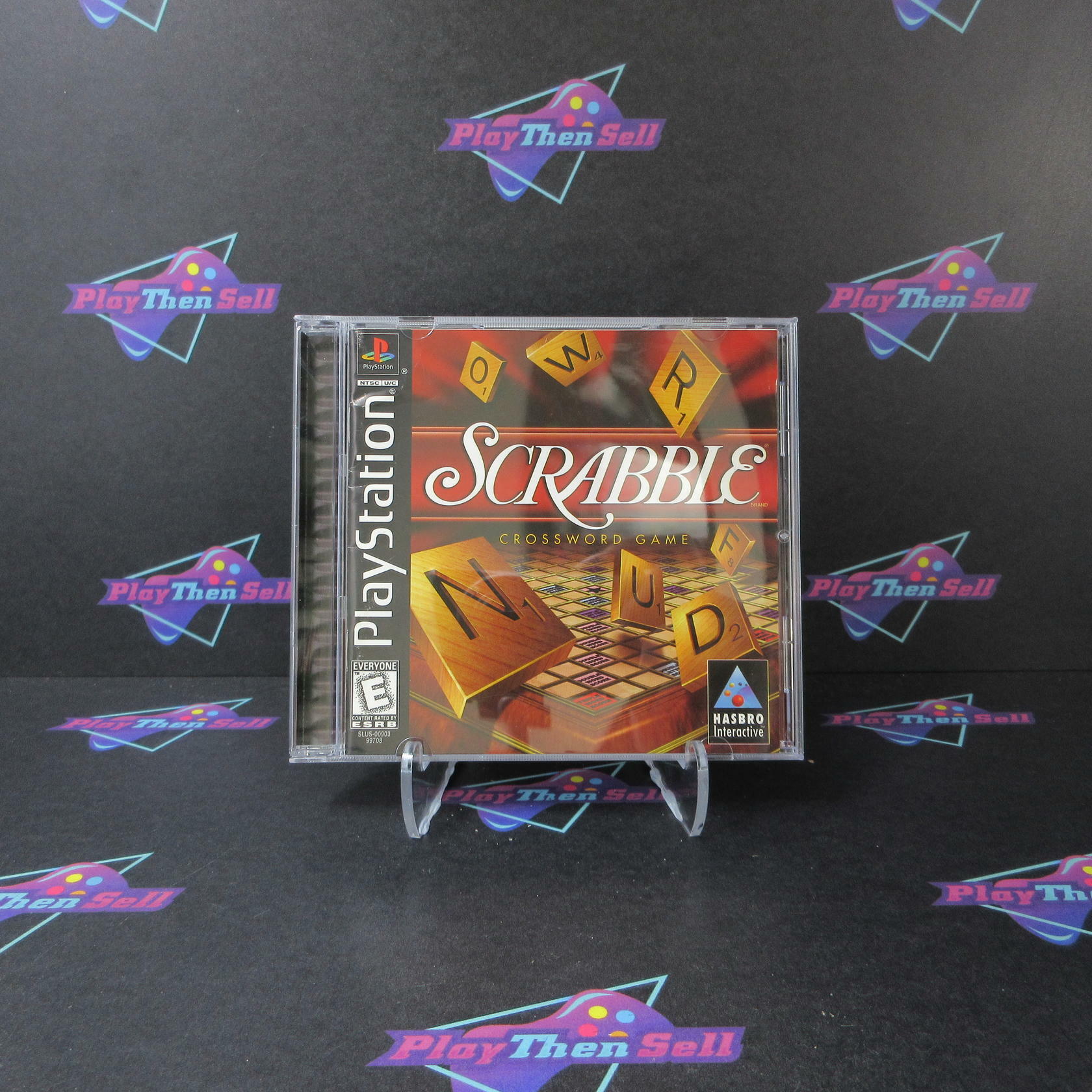 Scrabble PS1 PlayStation 1 MD Complete CIB - Very Good