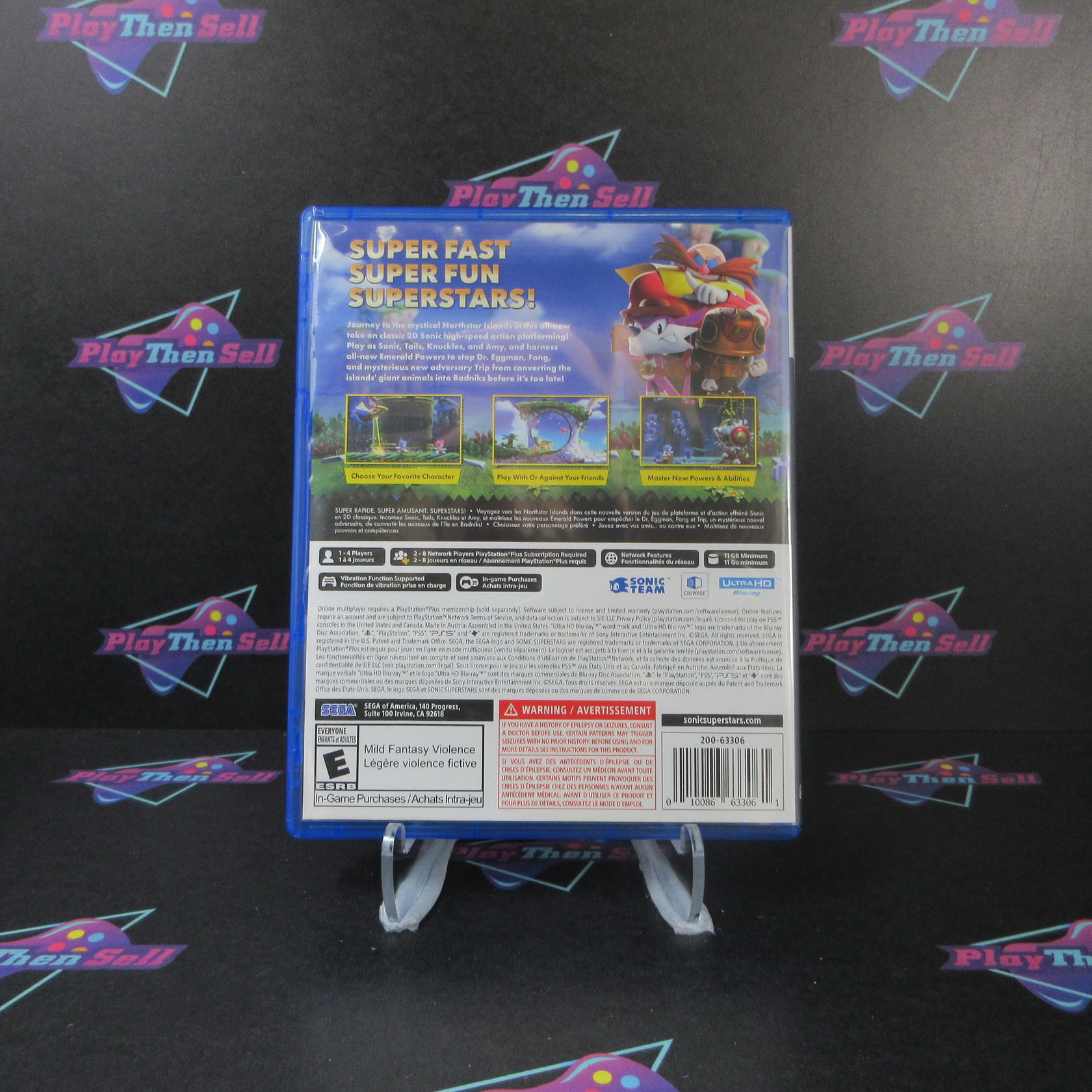 Sonic Superstars PS5 PlayStation 5 - Like New