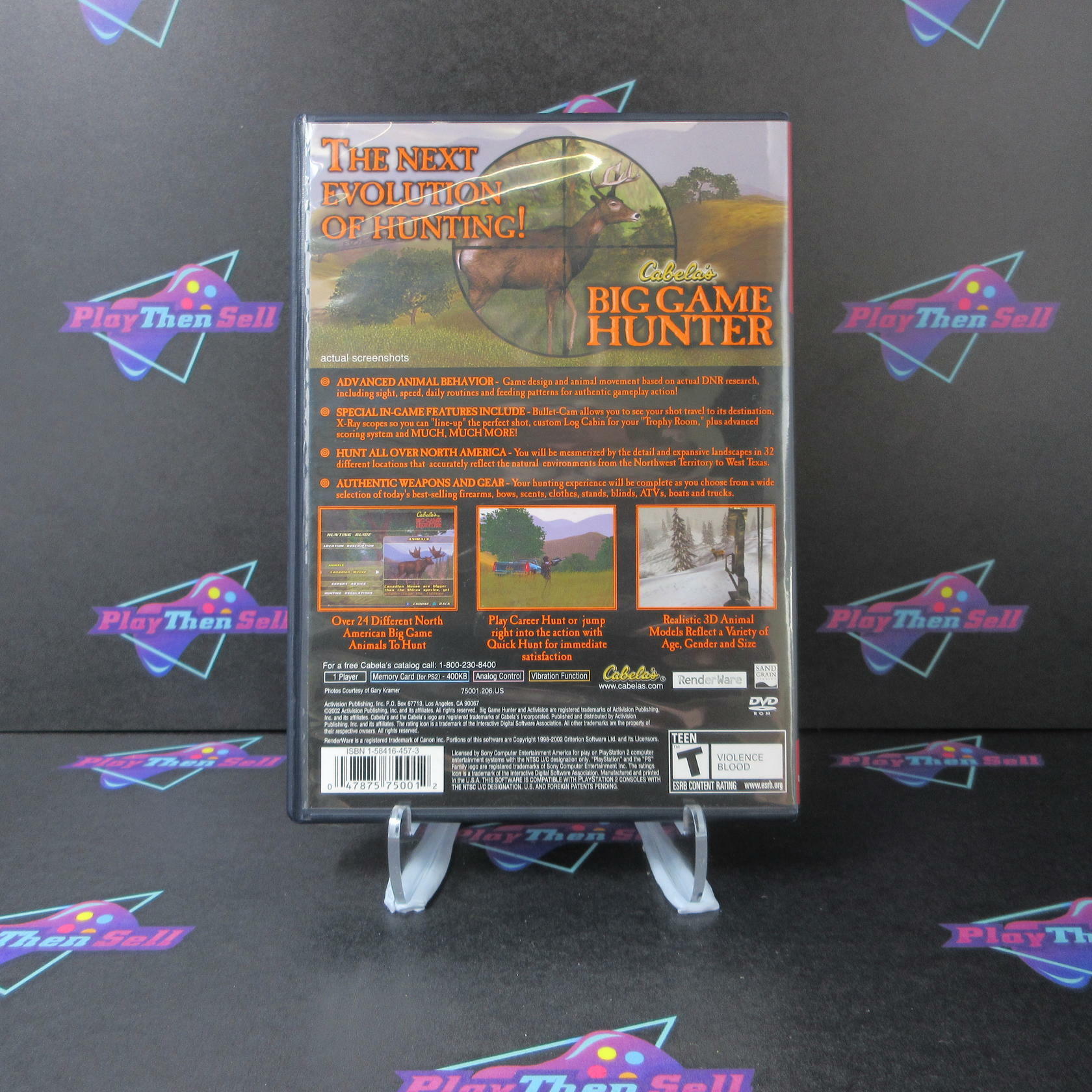 Cabela's Big Game Hunter PS2 PlayStation 2 GH - Very Good