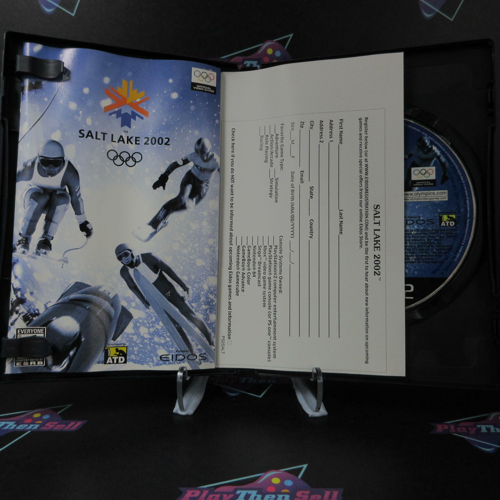Salt Lake 2002 PS2 PlayStation 2 DD Complete CIB + Reg Card - Very Good
