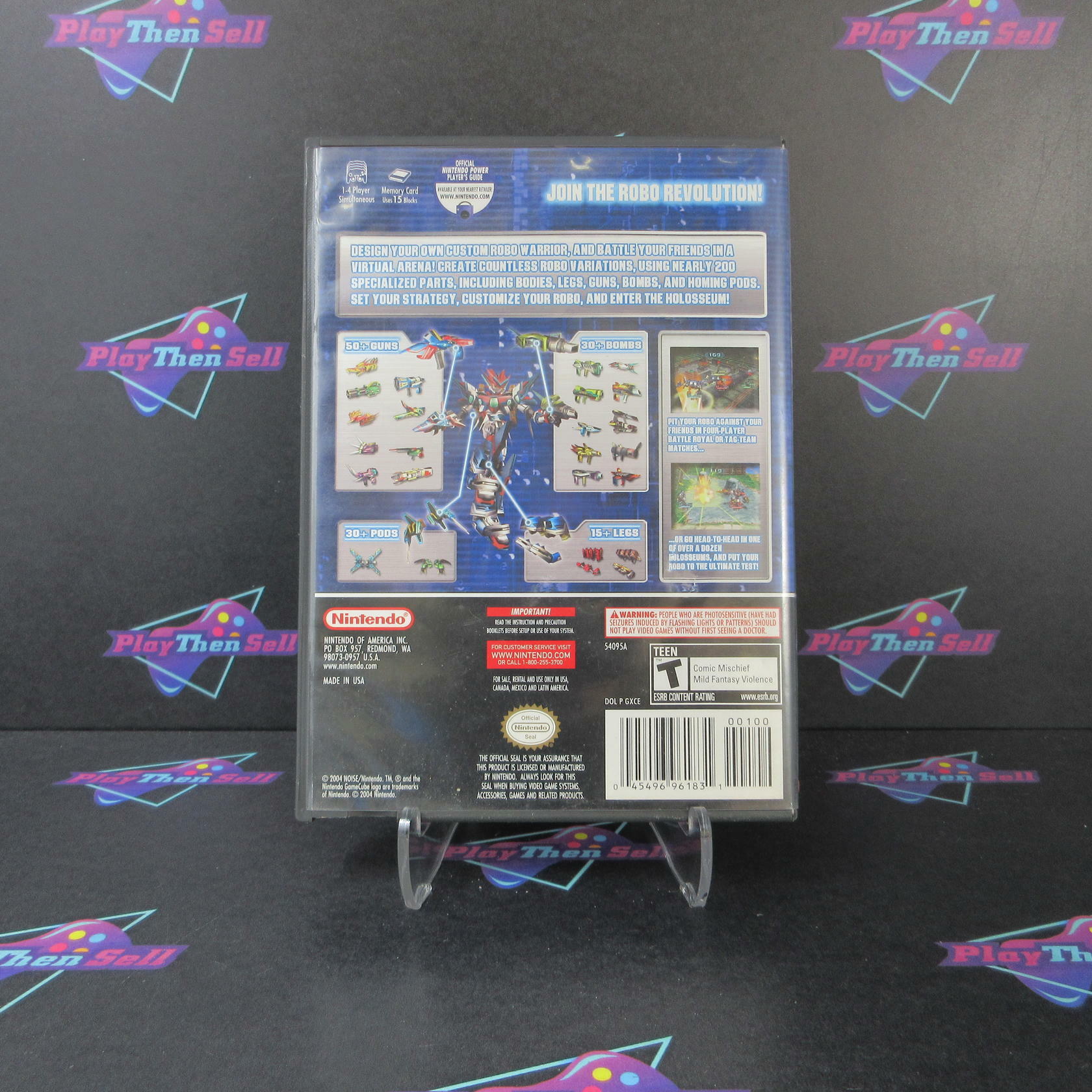 Custom Robo Nintendo Gamecube AD Complete CIB - Very Good