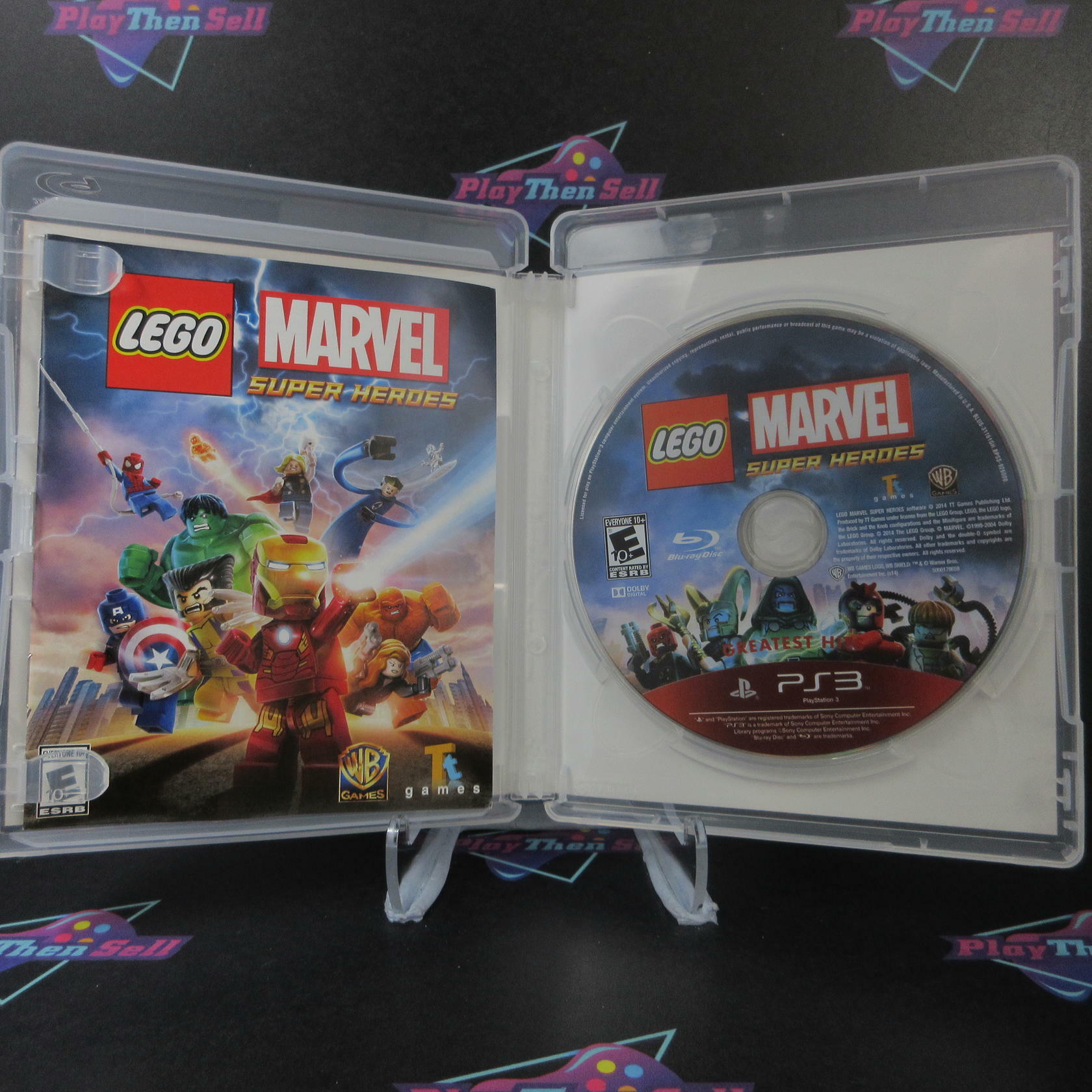 Lego Marvel Super Heroes PS3 PlayStation 3 Greatest Hits - Like New