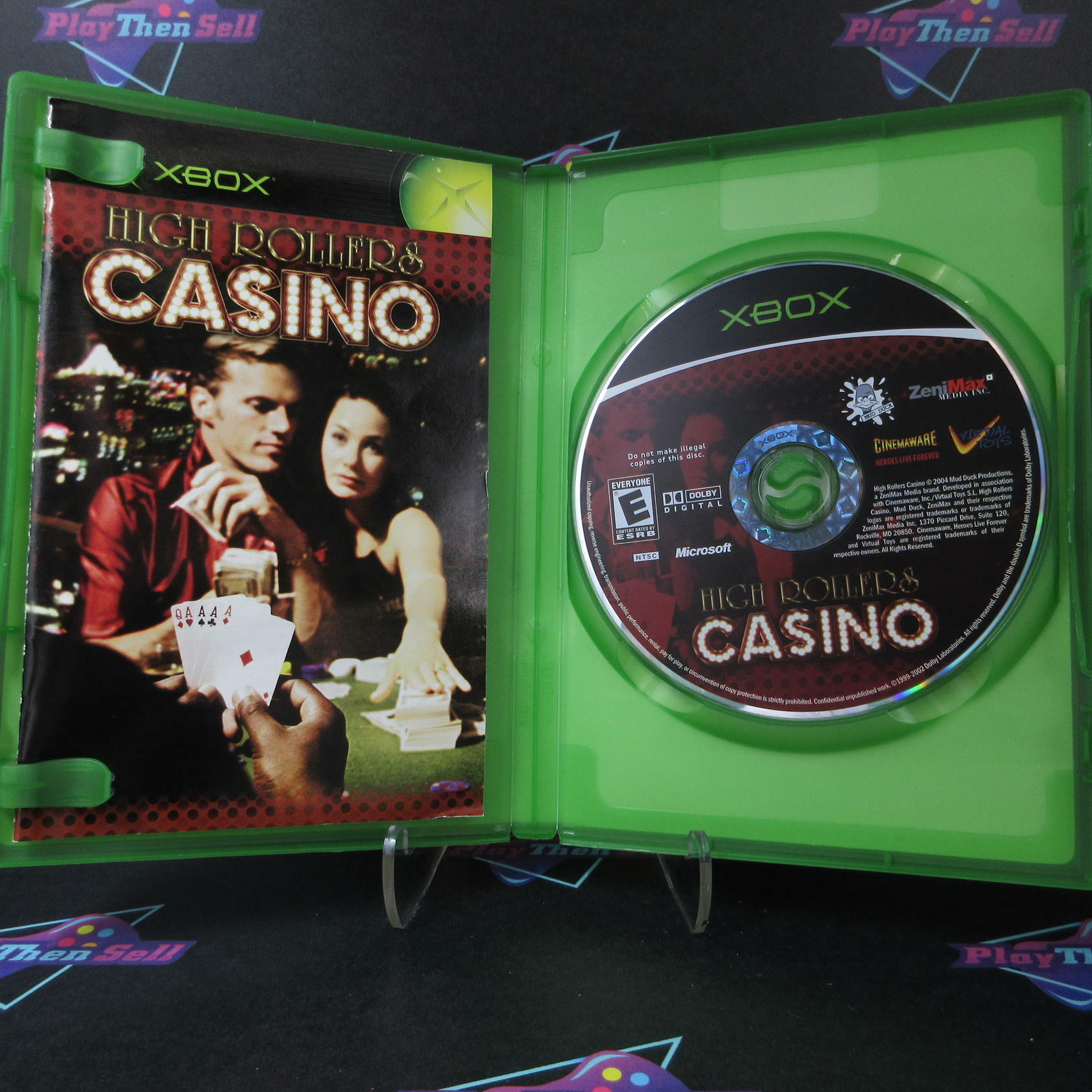 High Rollers Casino Xbox + Reg Card - Like New