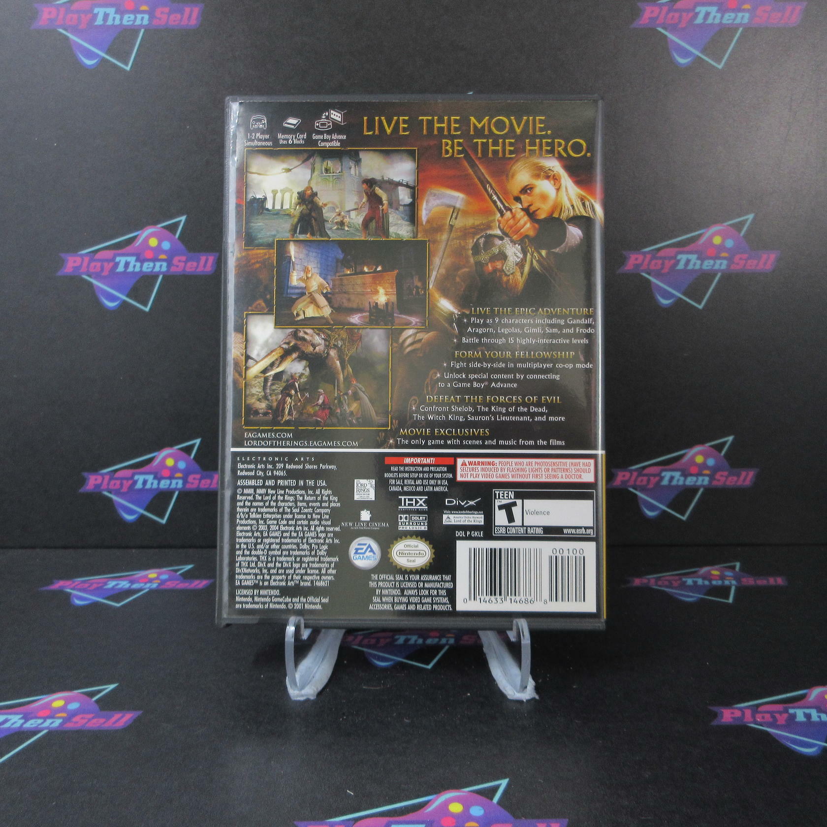 Lord of the Rings Return of the King Player's Choice Nintendo Gamecube - Like New