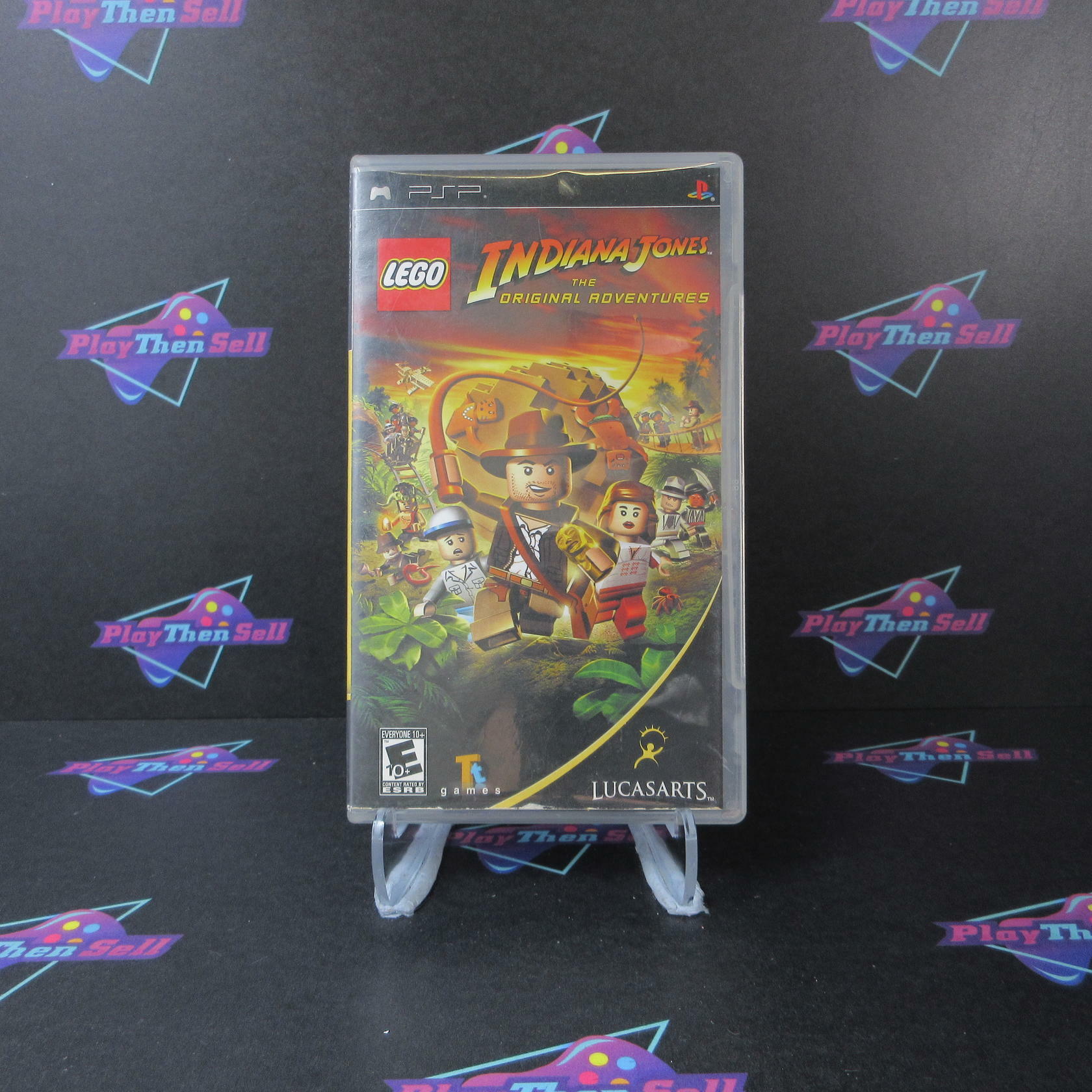 Lego Indiana Jones The Original Adventures Clear UMD Sony PSP AD Complete CIB - Very Good