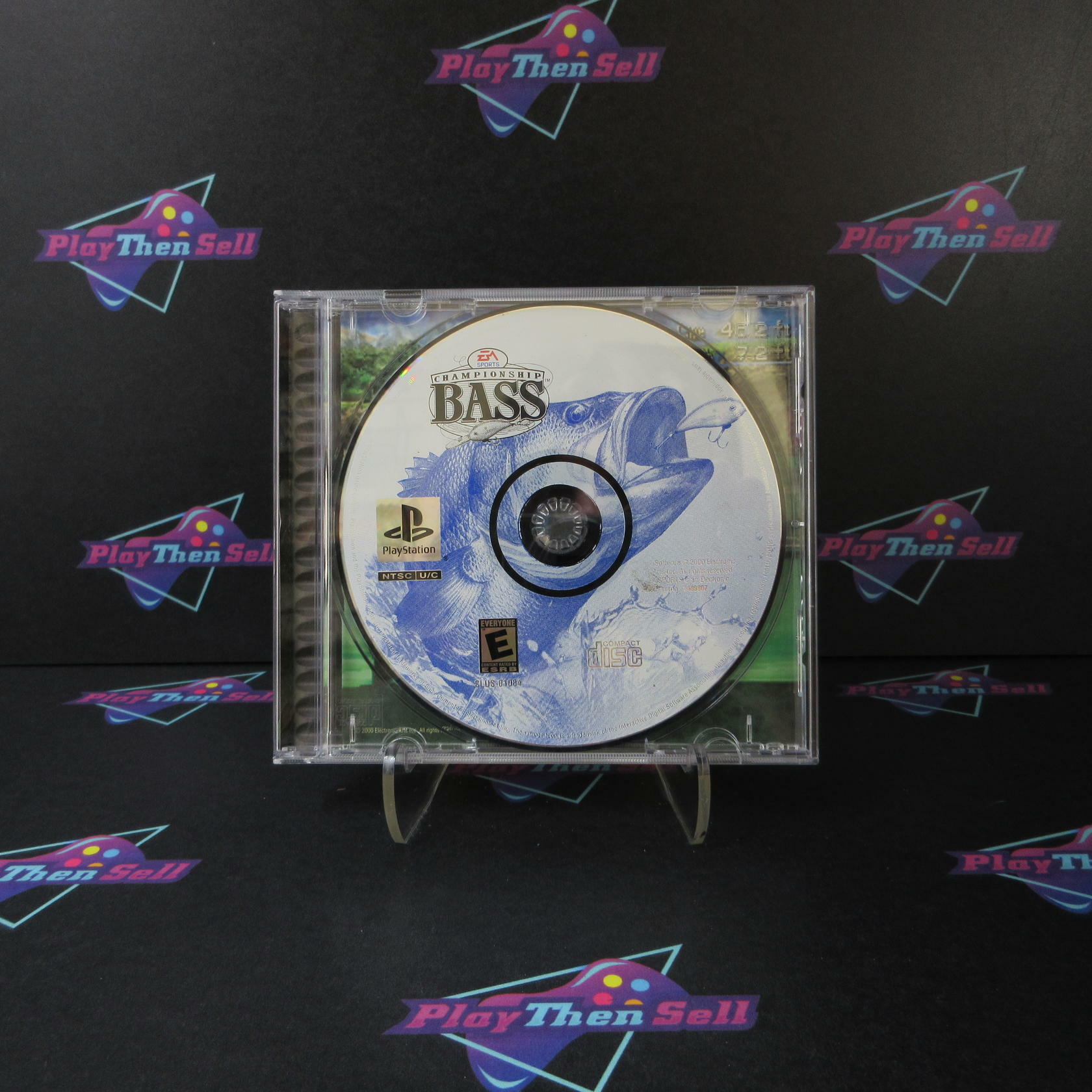 Championship Bass PS1 PlayStation 1 - Very Good