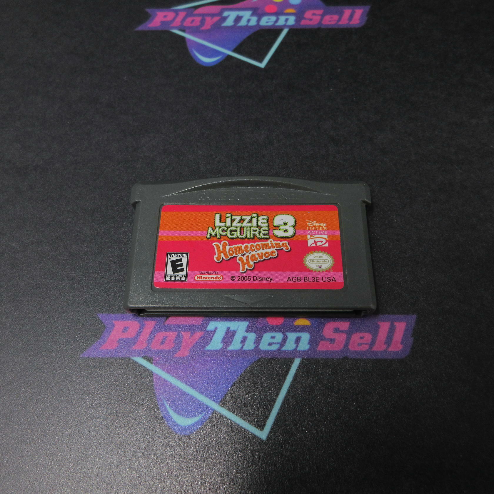 Lizzie McGuire 3 Homecoming Havoc Gameboy Advance Cart Only - Very Good