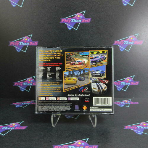 Gran Turismo 2 PS1 PlayStation 1 Greatest Hits + Reg Card - Like New