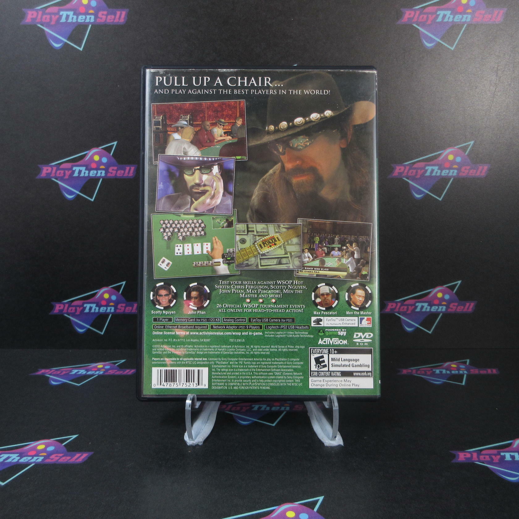 World Series of Poker PS2 PlayStation 2 AD/DD/NM - Very Good