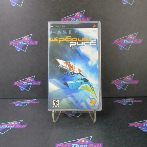 Wipeout Pure Clear UMD Sony PSP + Reg Card - Like New