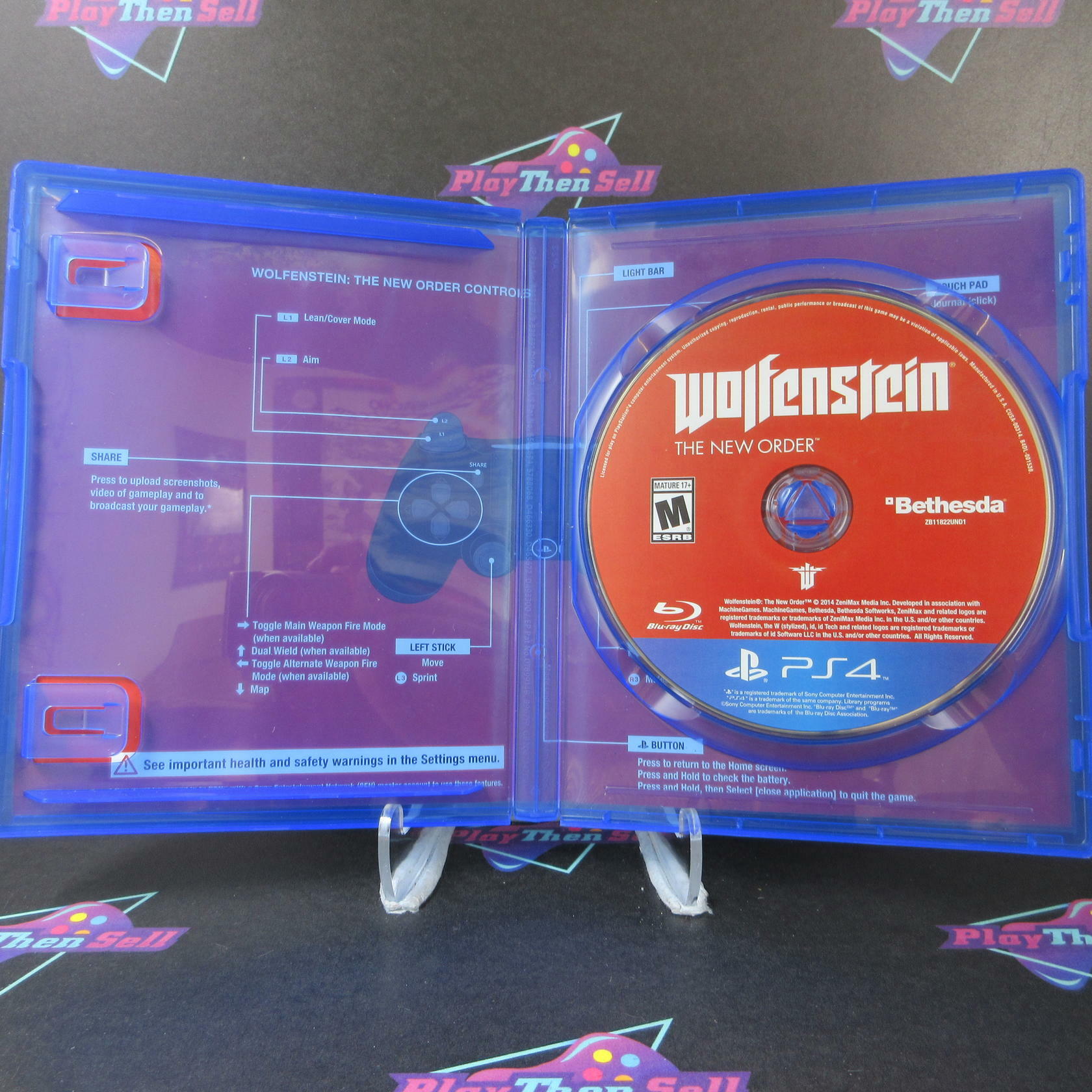 Wolfenstein The New Order PS4 PlayStation 4 Complete - Very Good