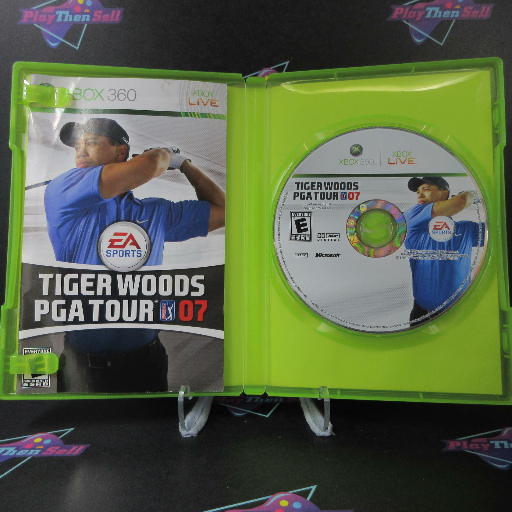 Tiger Woods PGA Tour 07 Xbox 360 AD/MD Complete CIB - Very Good