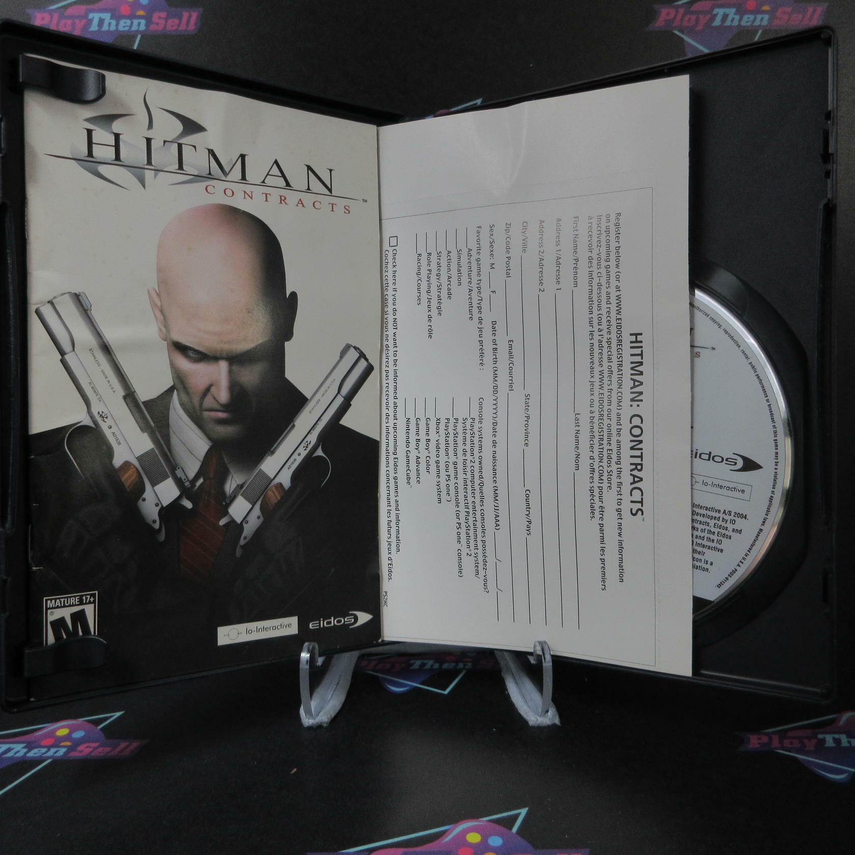 Hitman Contracts PS2 PlayStation 2 + Reg Complete - Very Good