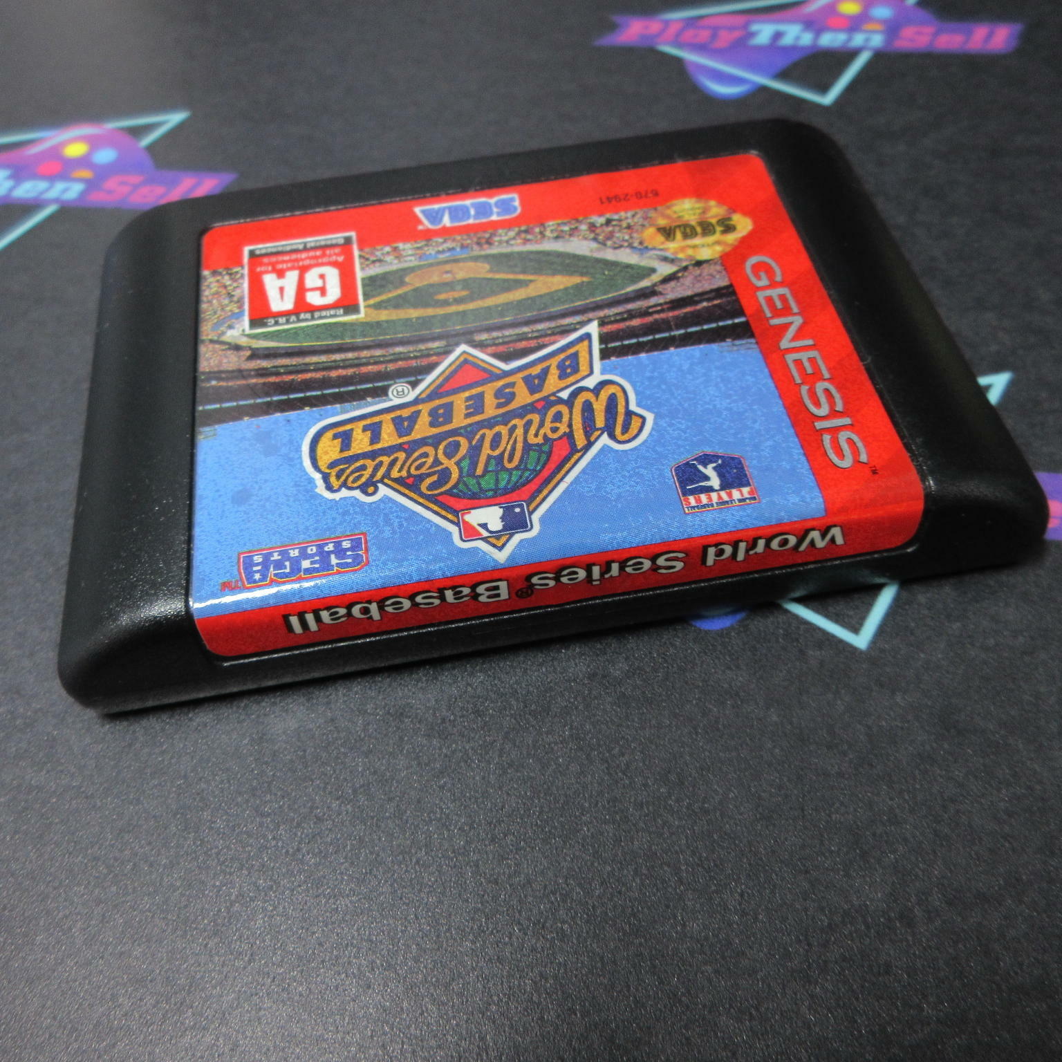 World Series Baseball Sega Genesis Boxed CS Complete CIB - Very Good