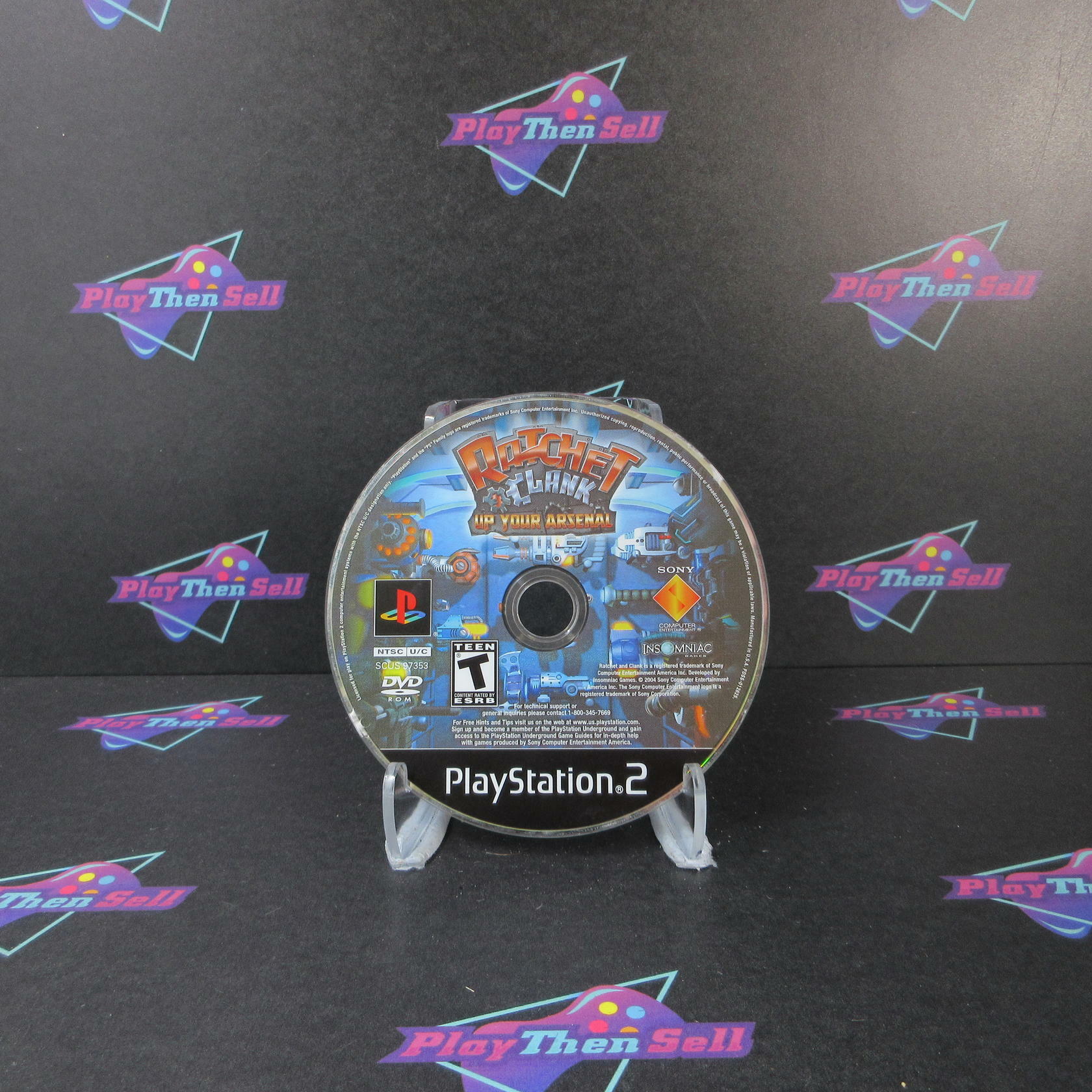 Ratchet & Clank Up Your Arsenal PS2 PlayStation 2 Disc Only - Very Good