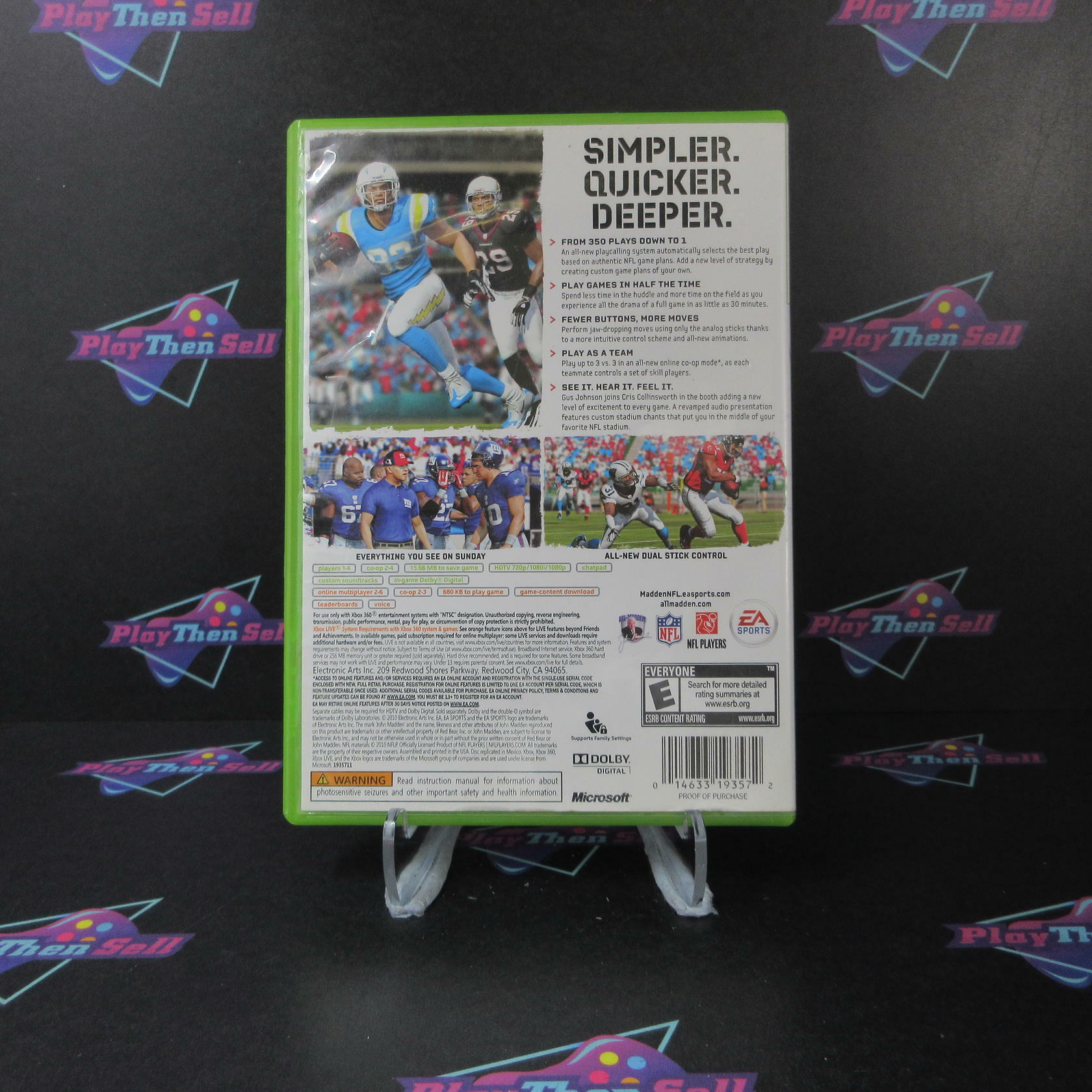 Madden 11 Xbox 360 AD/NM - Very Good
