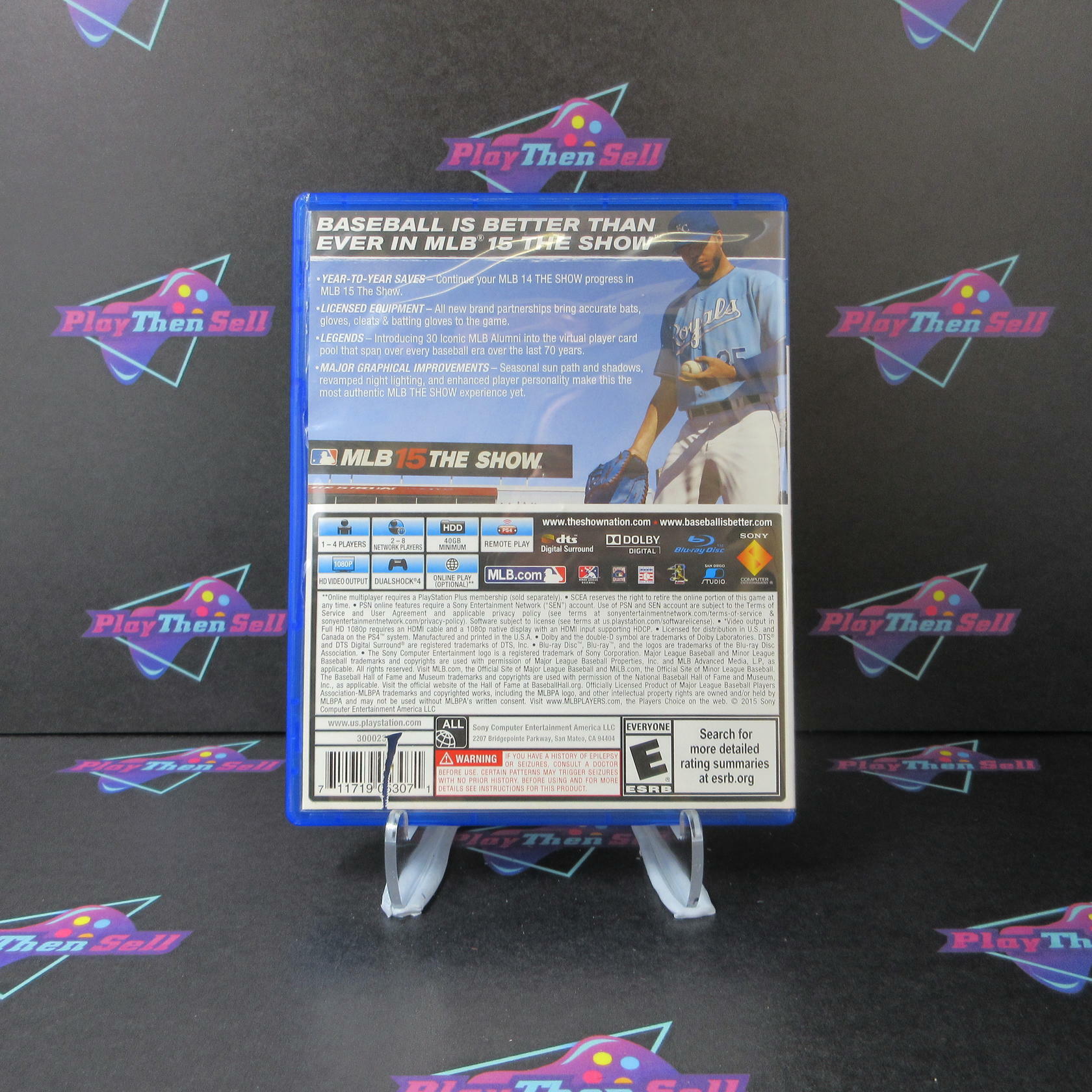 MLB 15 The Show PS4 PlayStation 4 AD Complete CIB - Very Good